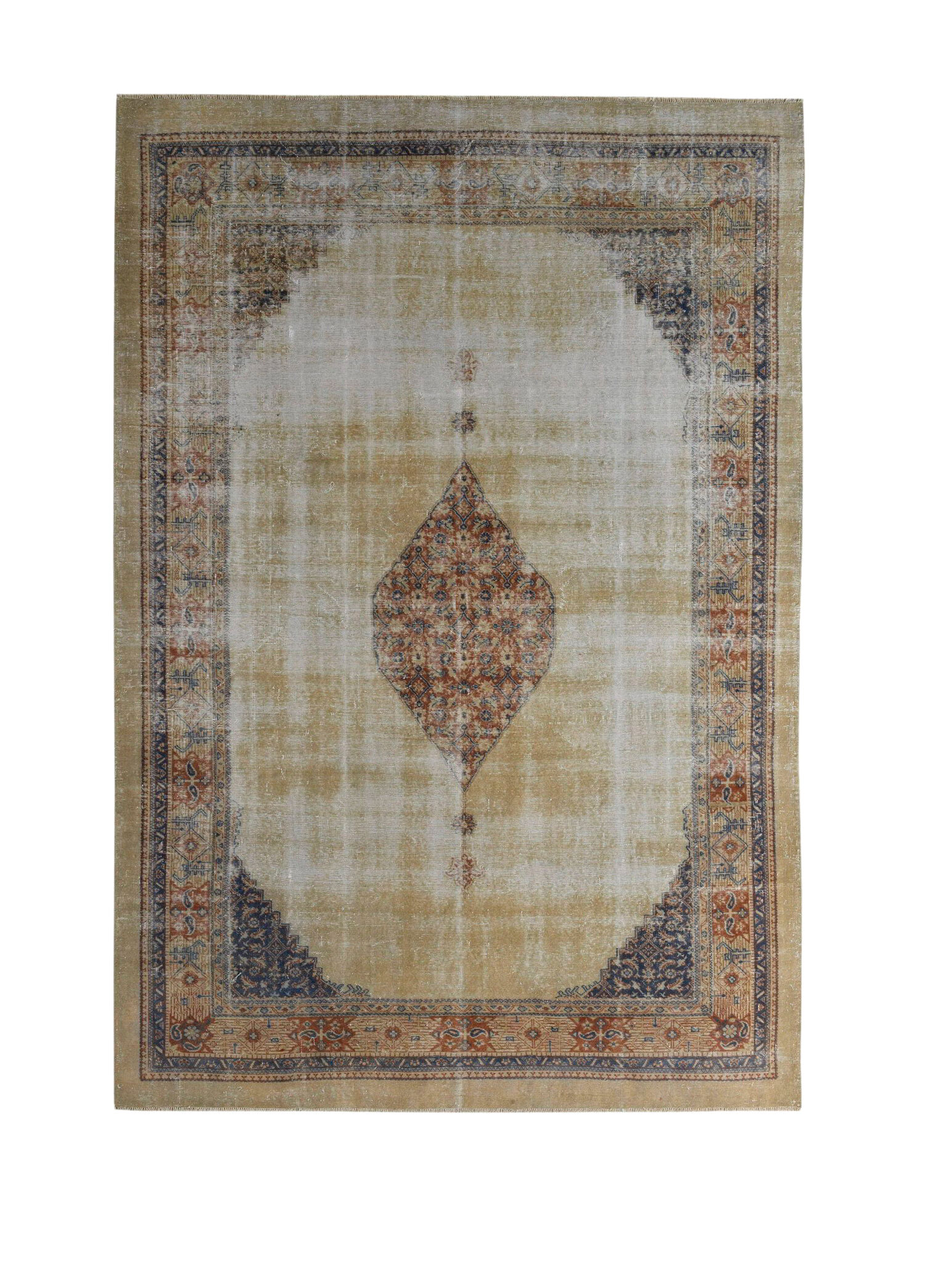 Ushvane Vintage El Dokuma Yün Halı 332 x 243 cm