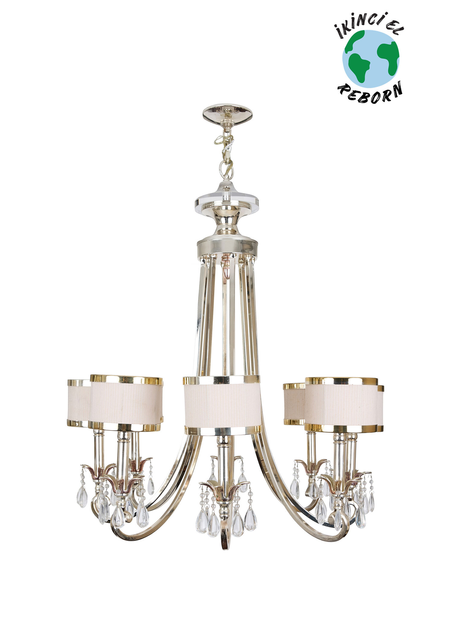 John Richards Kristal 8 Lambalı Avize