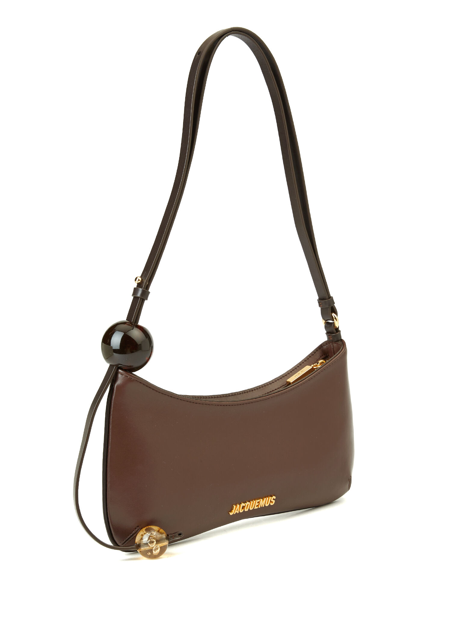 Jacquemus Kahverengi Kadın The Bisou Perle Kahverengi Kadın Deri