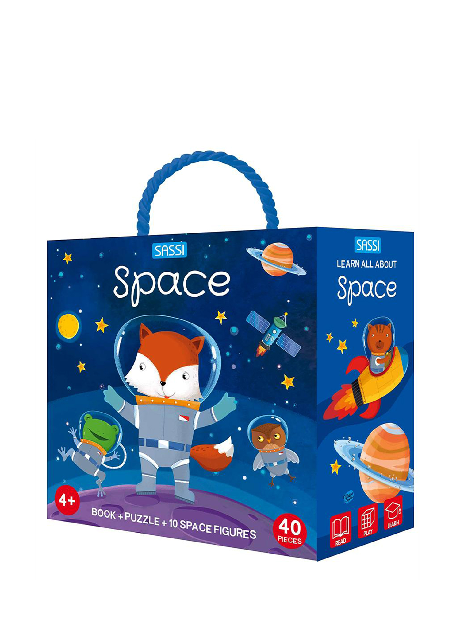 Learn All About Space Puzzle ve Kitap Seti