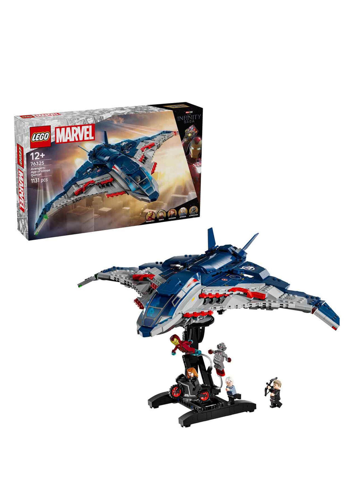 LEGO - Marvel Avengers: Ultron Çağı Quinjet 1131 Parça 12+ Yaş
