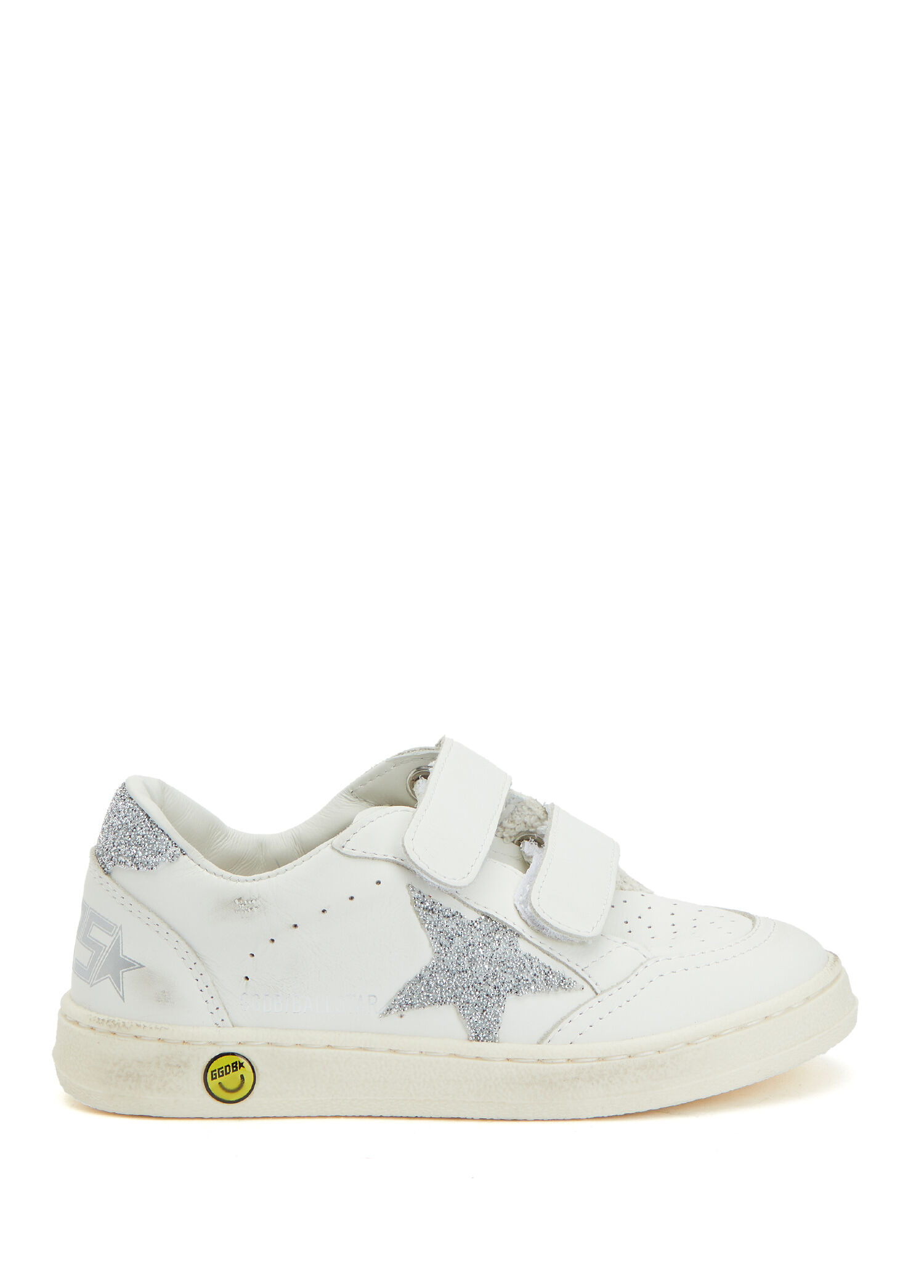Ball Star Beyaz Çocuk Deri Sneaker