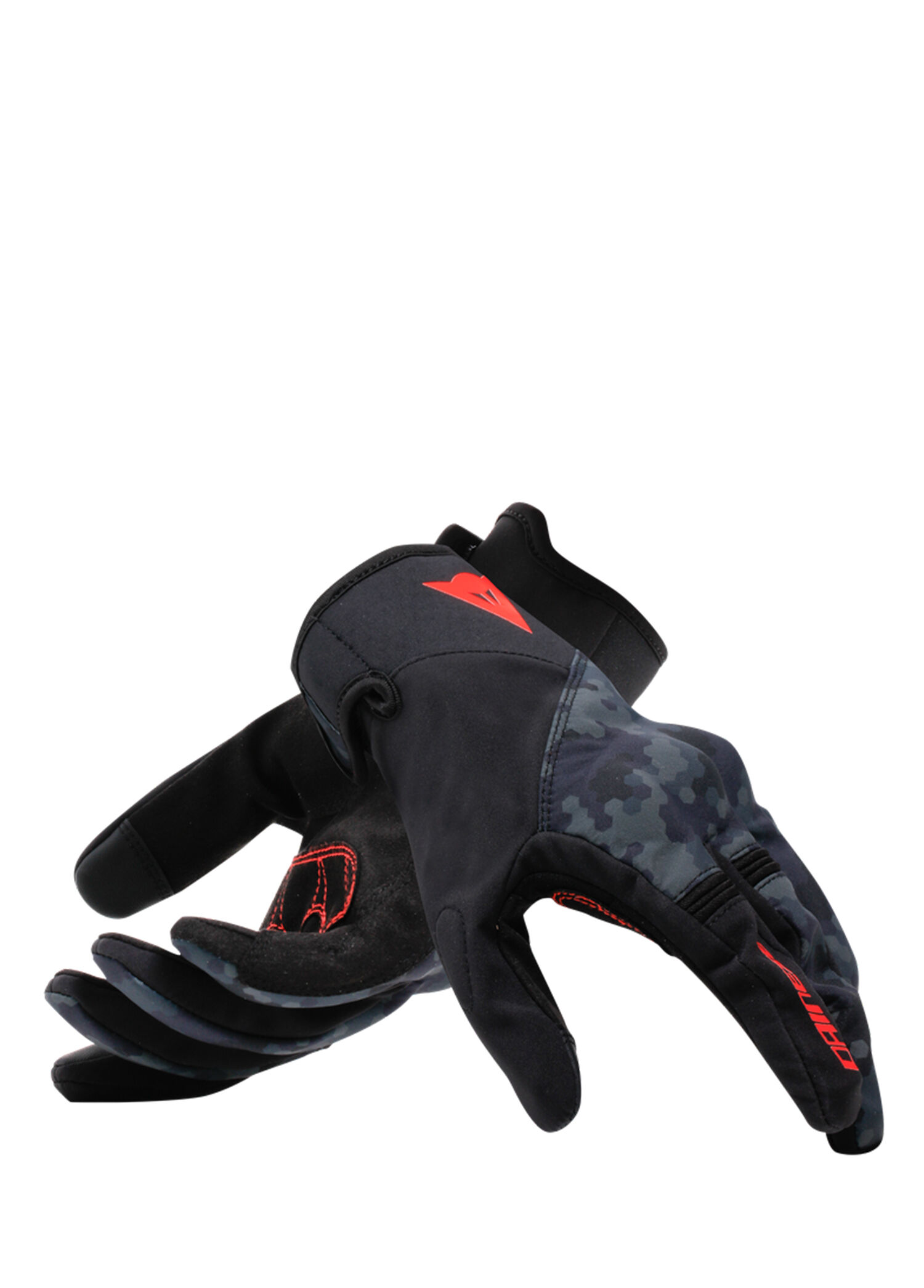 İnterpyd Black Grey Camo Tekstil Erkek Motosiklet Eldiveni