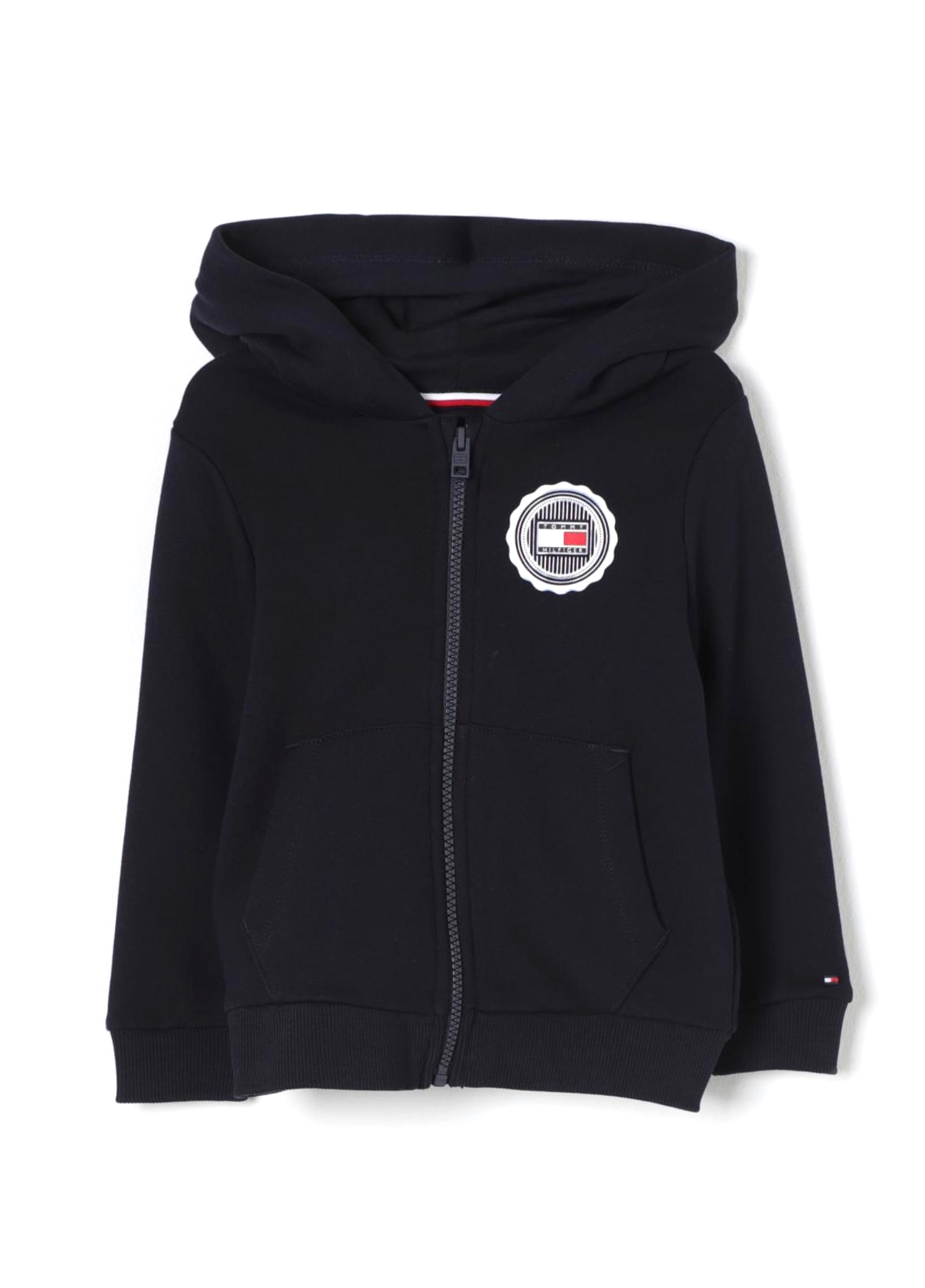 Mavi Logo Nakışlı Erkek Bebek Sweatshirt