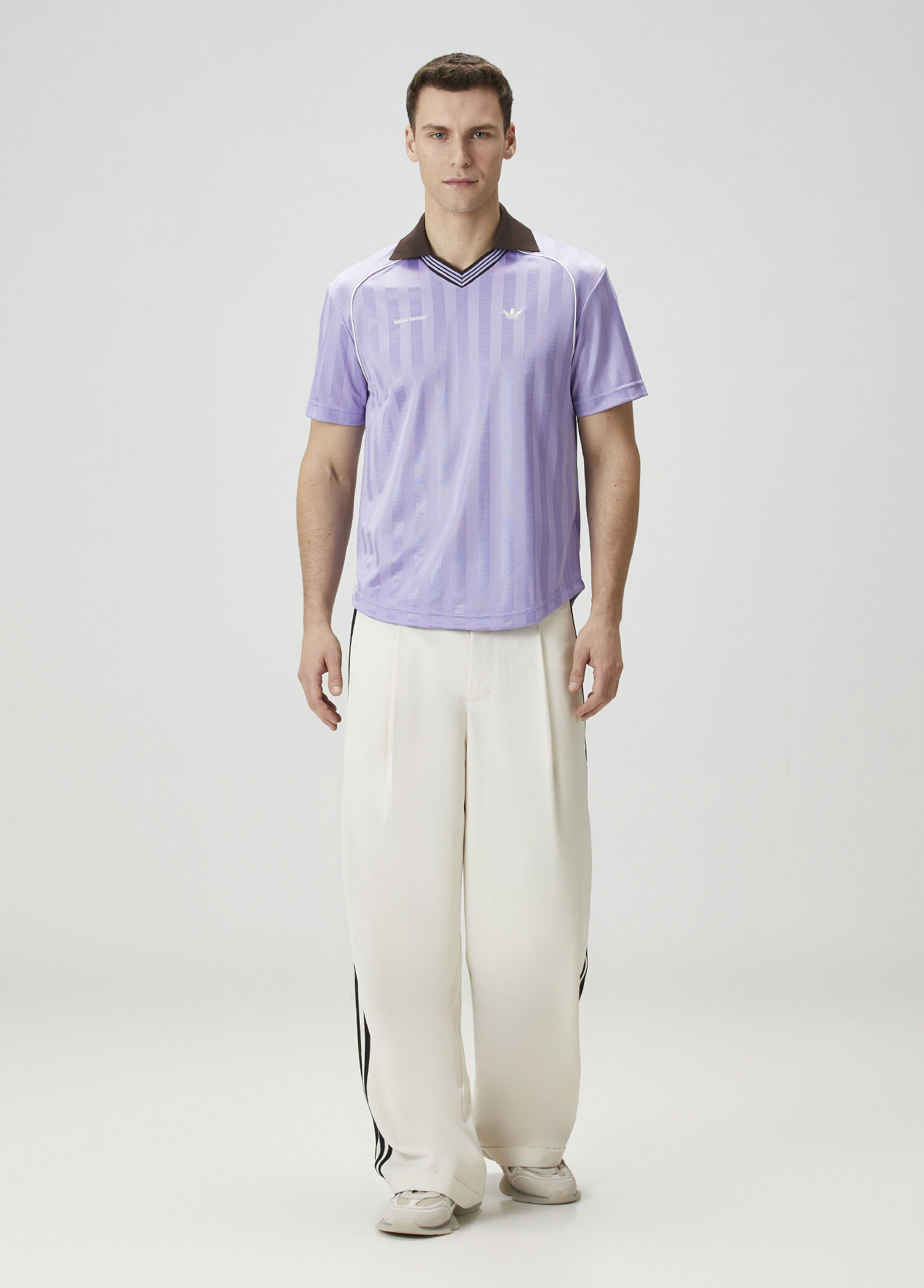 x Wales Bonner Beyaz Wide Leg Pantolon