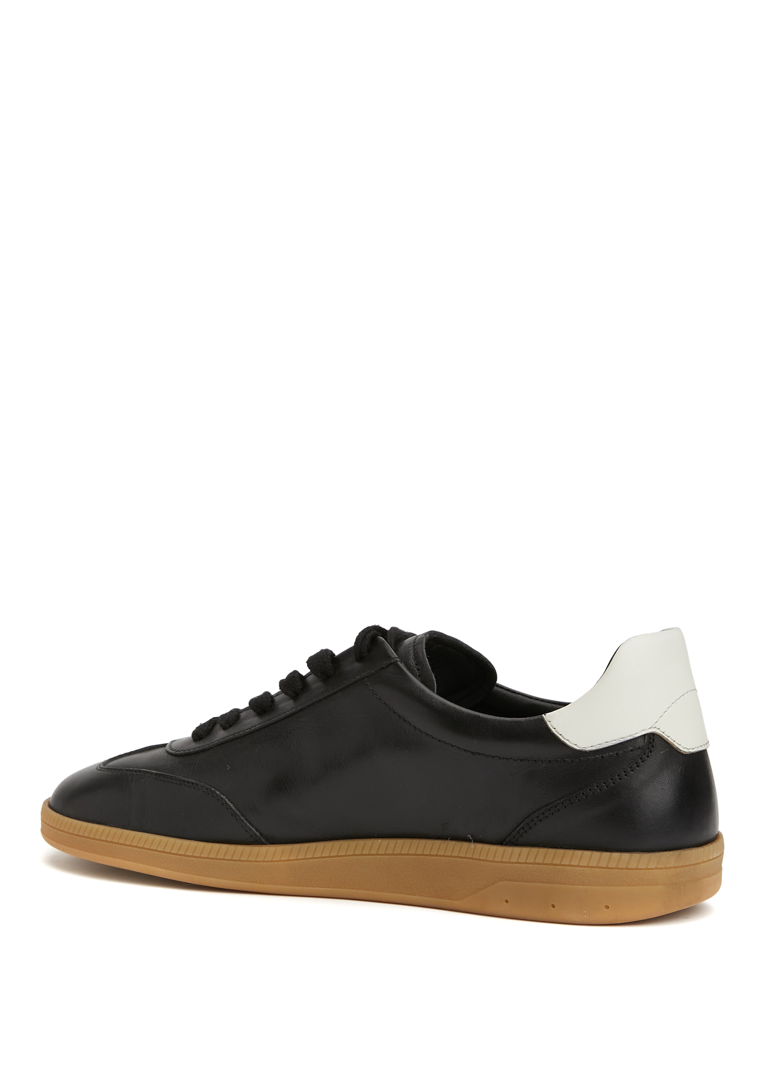 Siyah Erkek Deri Sneaker_2