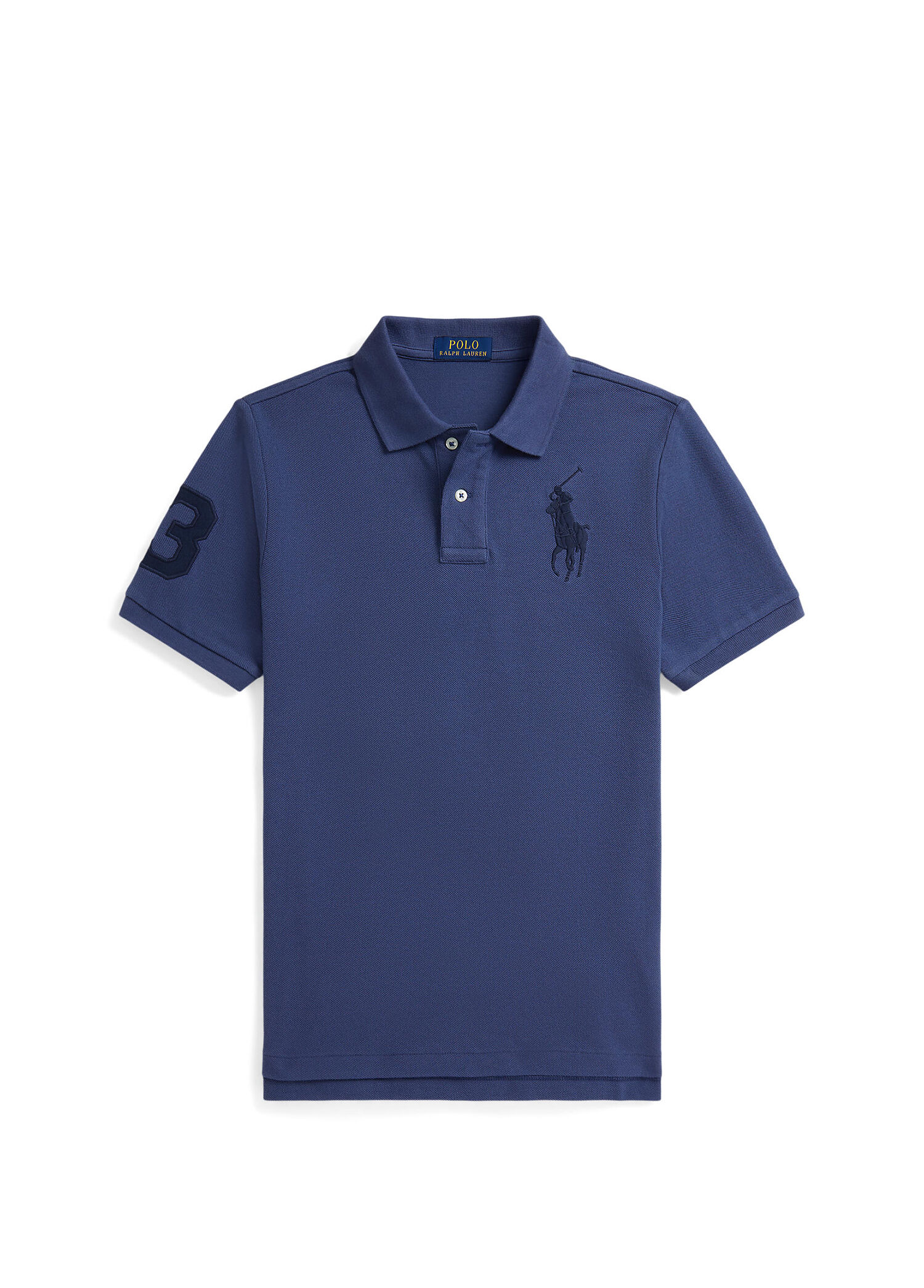 Lacivert Polo Yaka Erkek Çocuk T-shirt