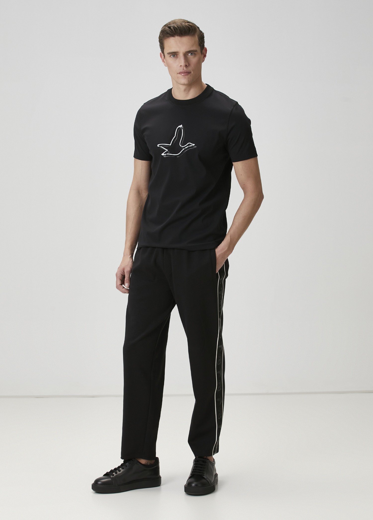 Relaxed Fit Siyah T-shirt_4