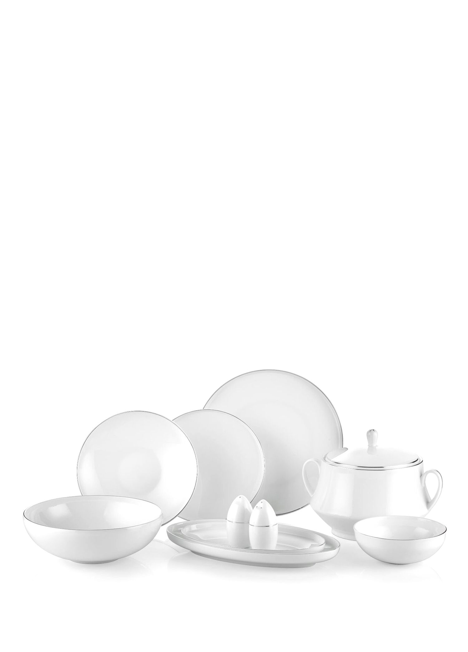 Bolivia 60 Parça Silver Yemek Takımı