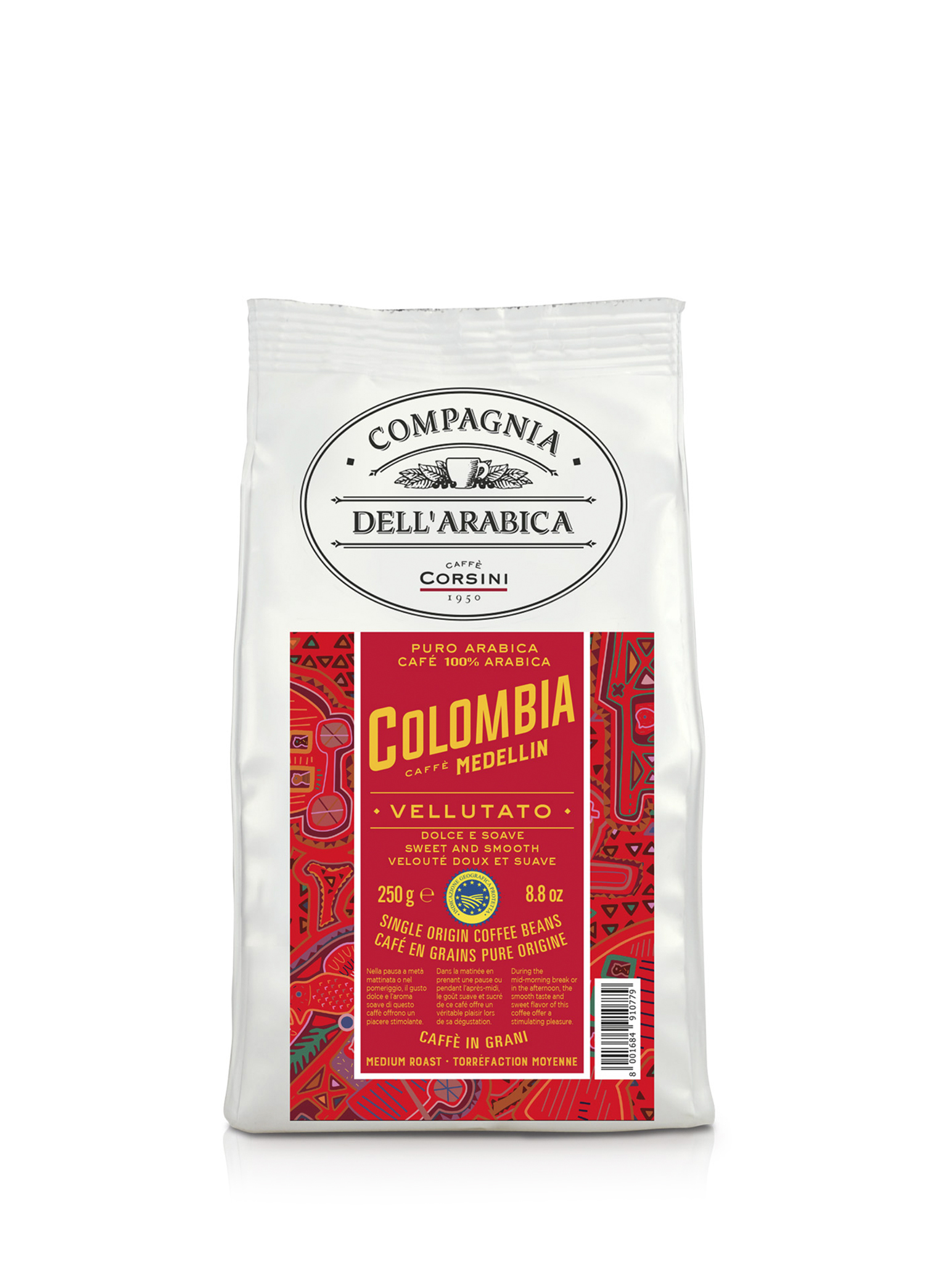 Kolombiya Medellin Arabica Çekirdek Kahve 250 gr