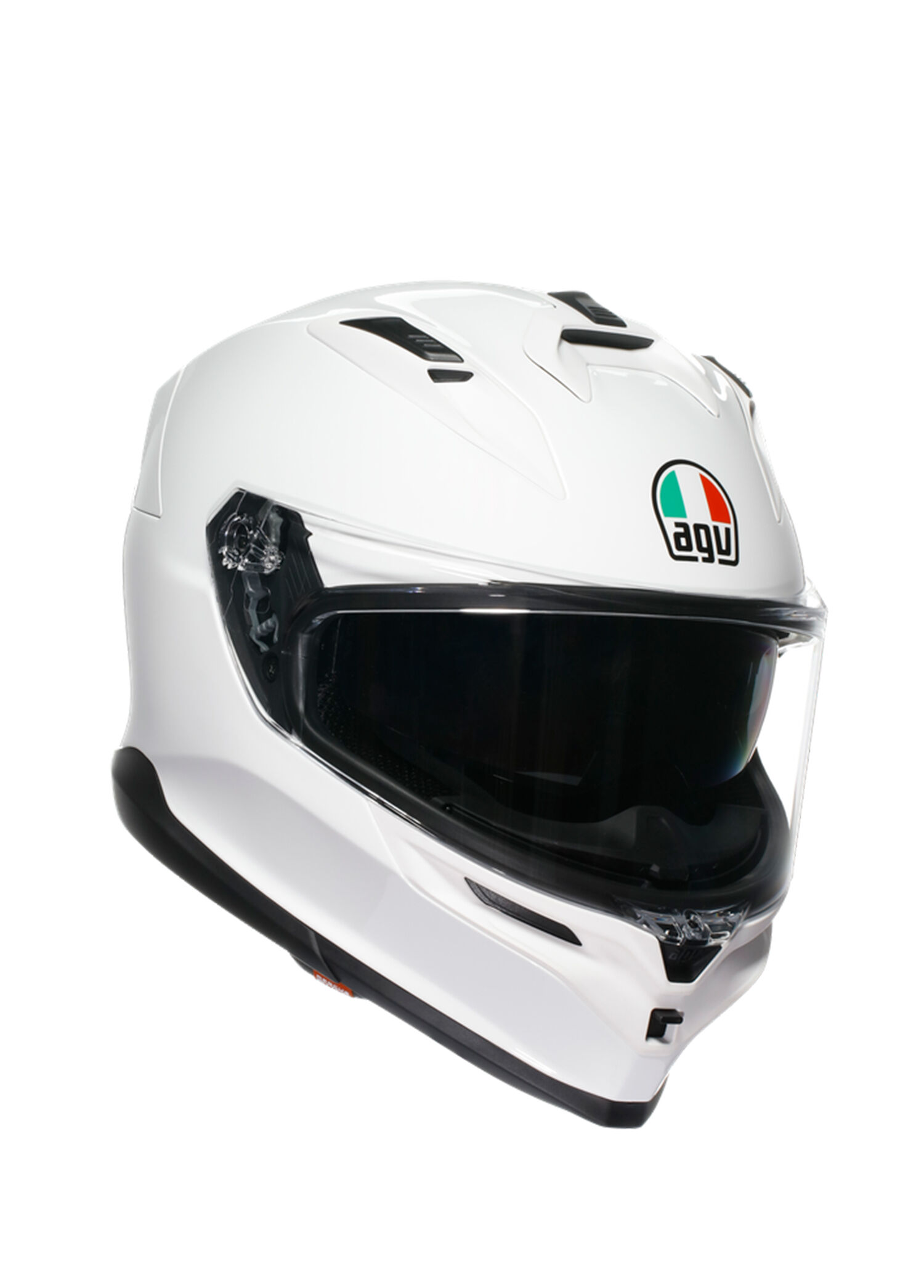 K7 Mplk Mono White Kapalı Motosiklet Kaskı