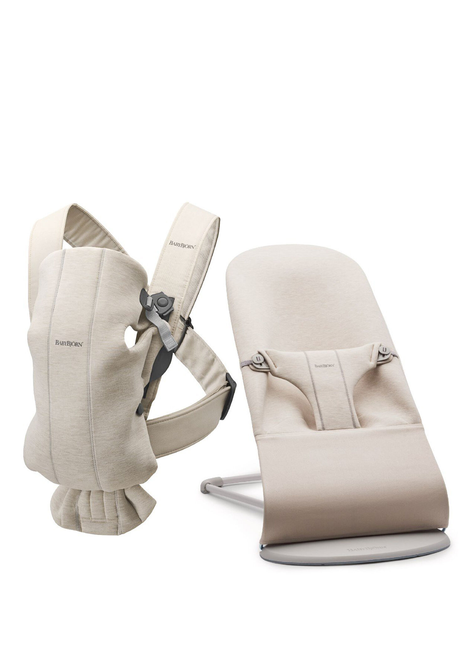 Bliss 0-13 kg Ana kucağı ve Mini 3D Light Beige Jersey Kanguru 2'li Set