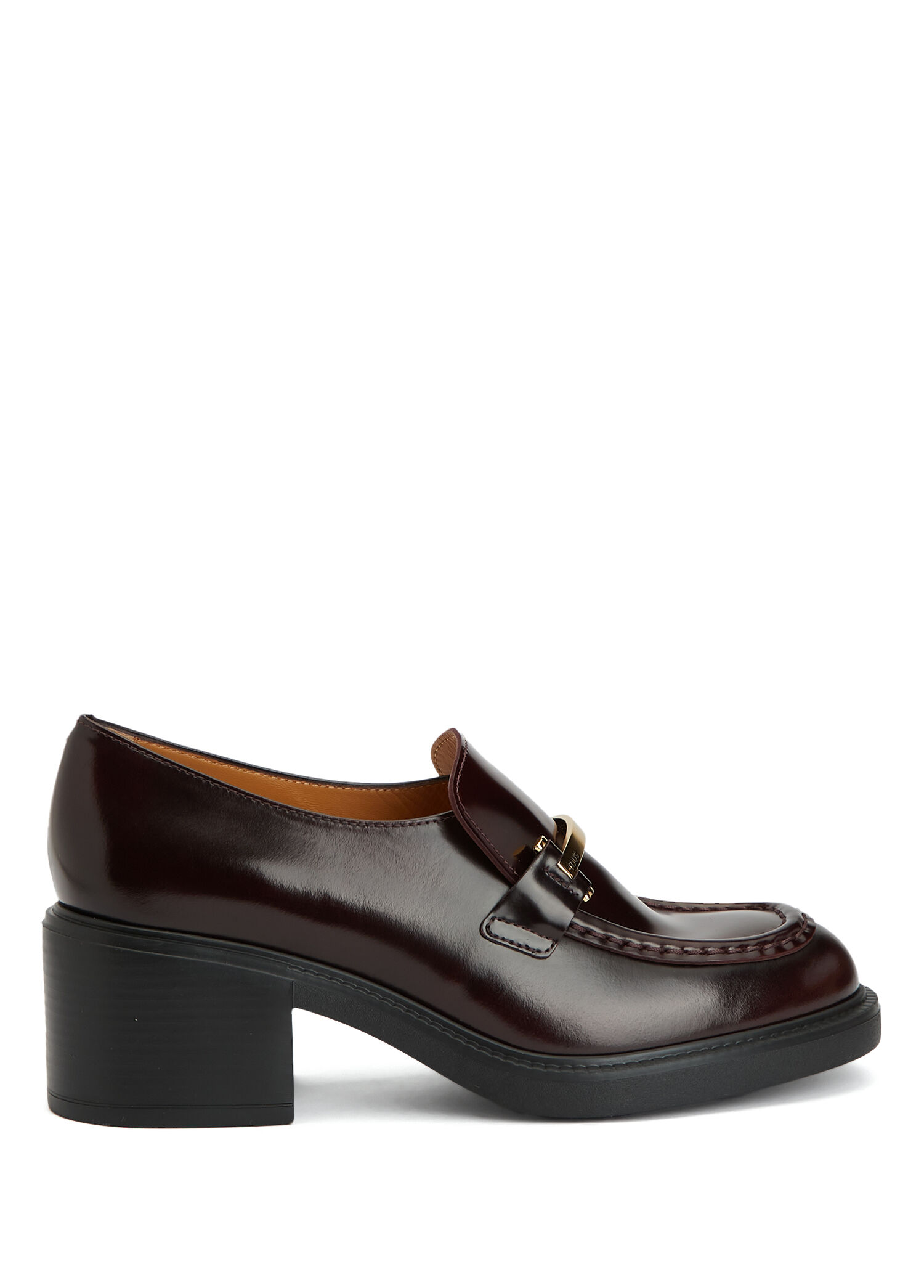 Bordo Kadın Deri Loafer