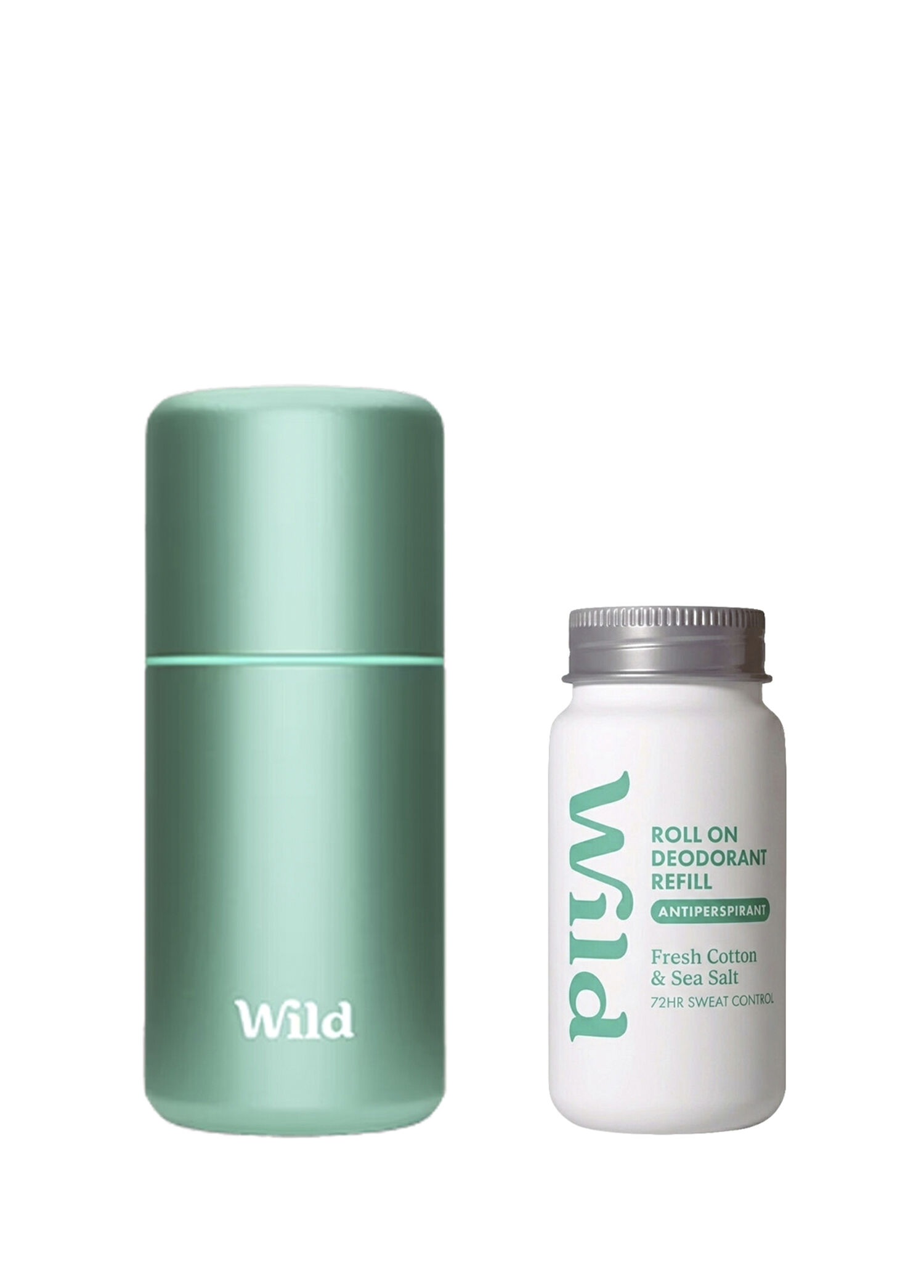 P Wild Antiperspirant Roll On Qua Case Fresh Cotton Sea Salt Refill Womens Deodorant 50 Ml
