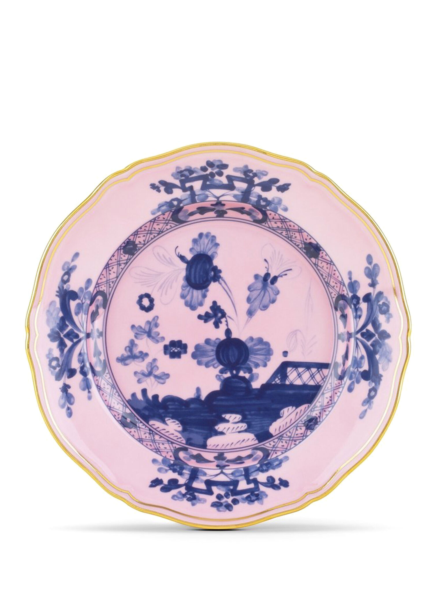 Oriente Italiano Azalea Desenli Porselen Pasta Tabağı