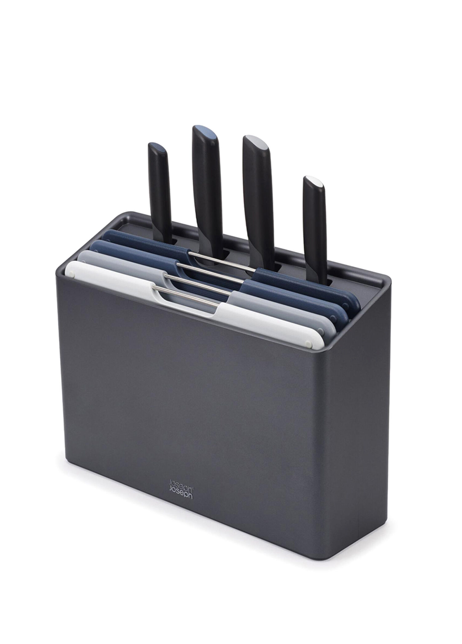 Joseph Joseph - Folio Plus Graphite 8 Parça Bıçak Seti - Çok Renkli