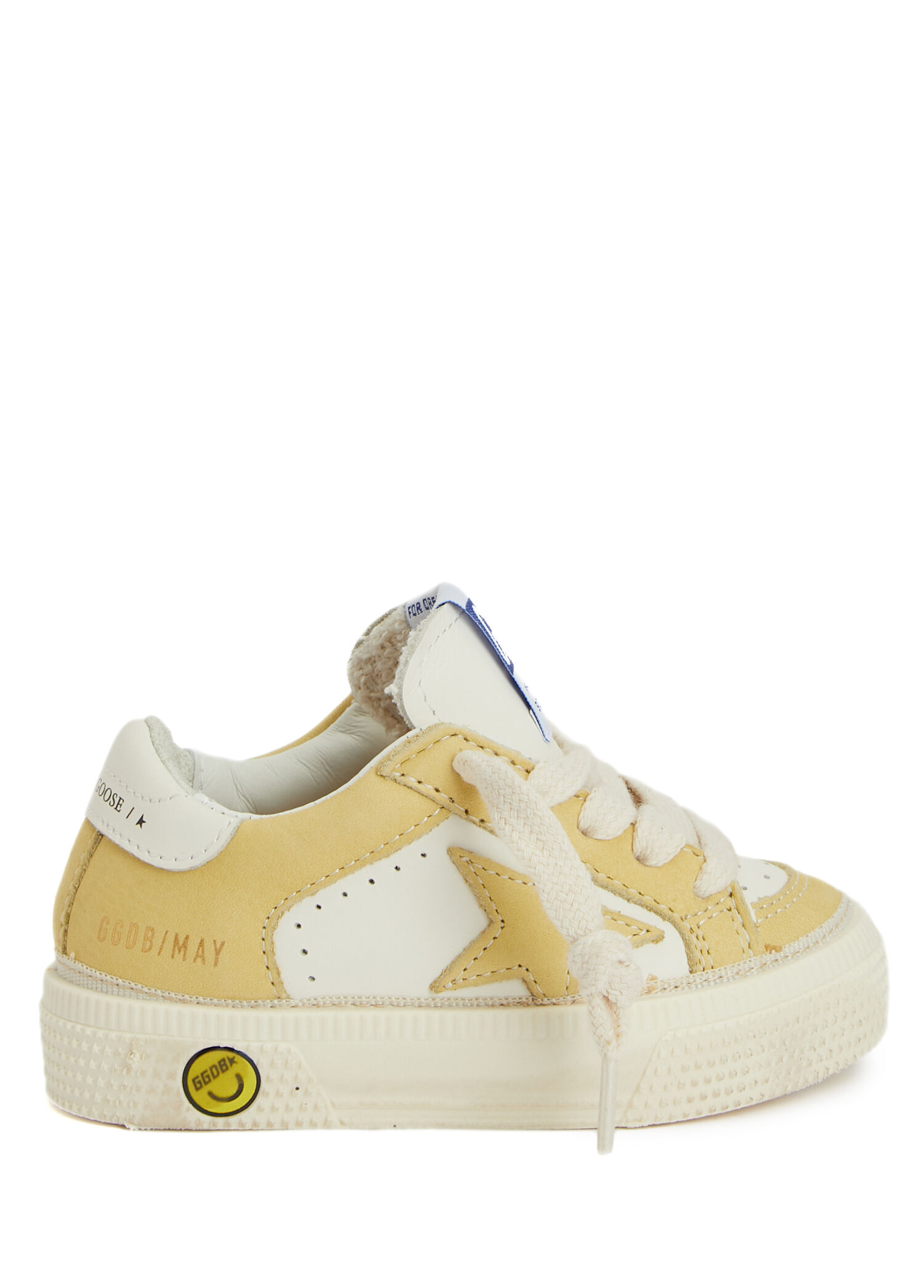 May Beyaz Unisex Çocuk Deri Sneaker