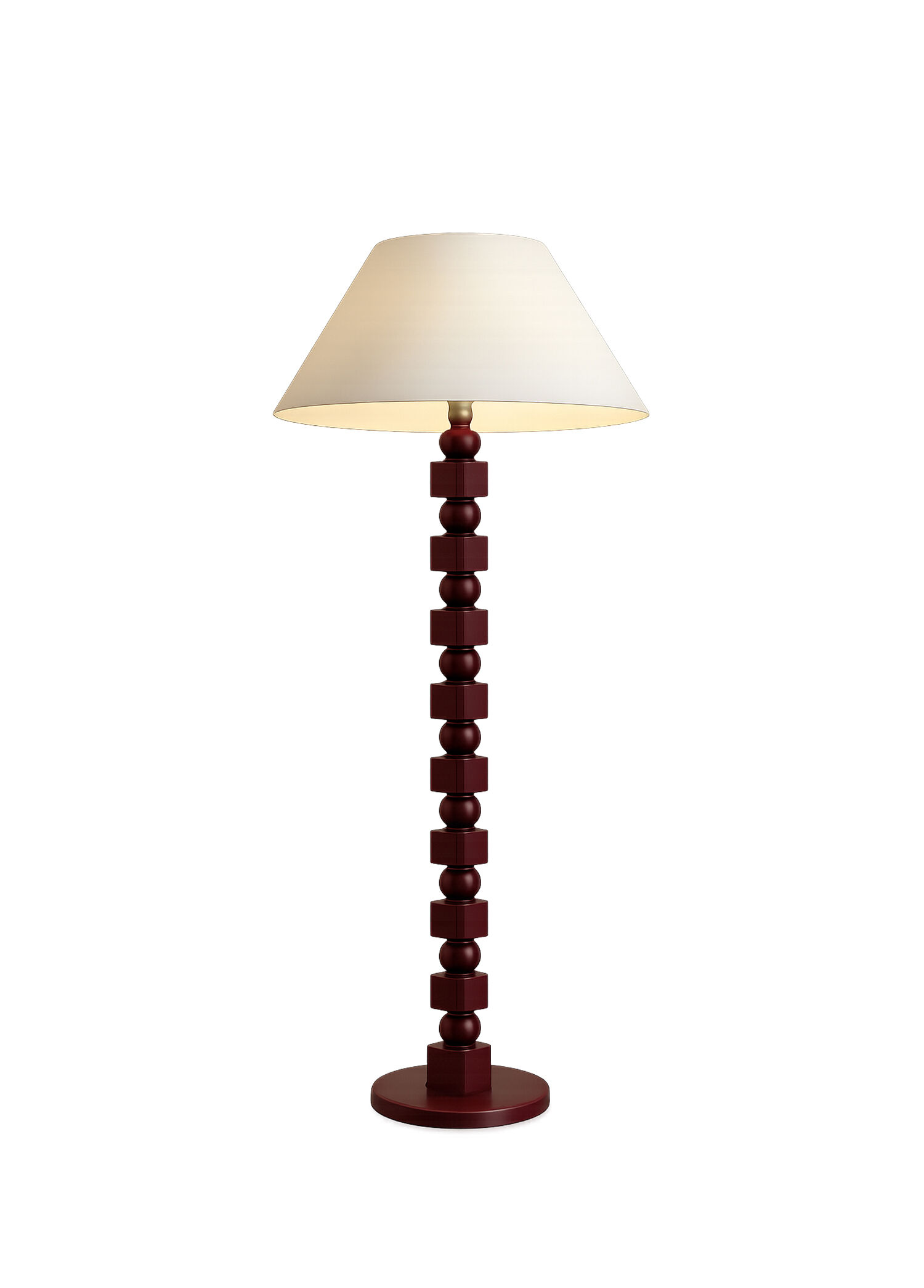 Poly Bordo Ahşap Lambader