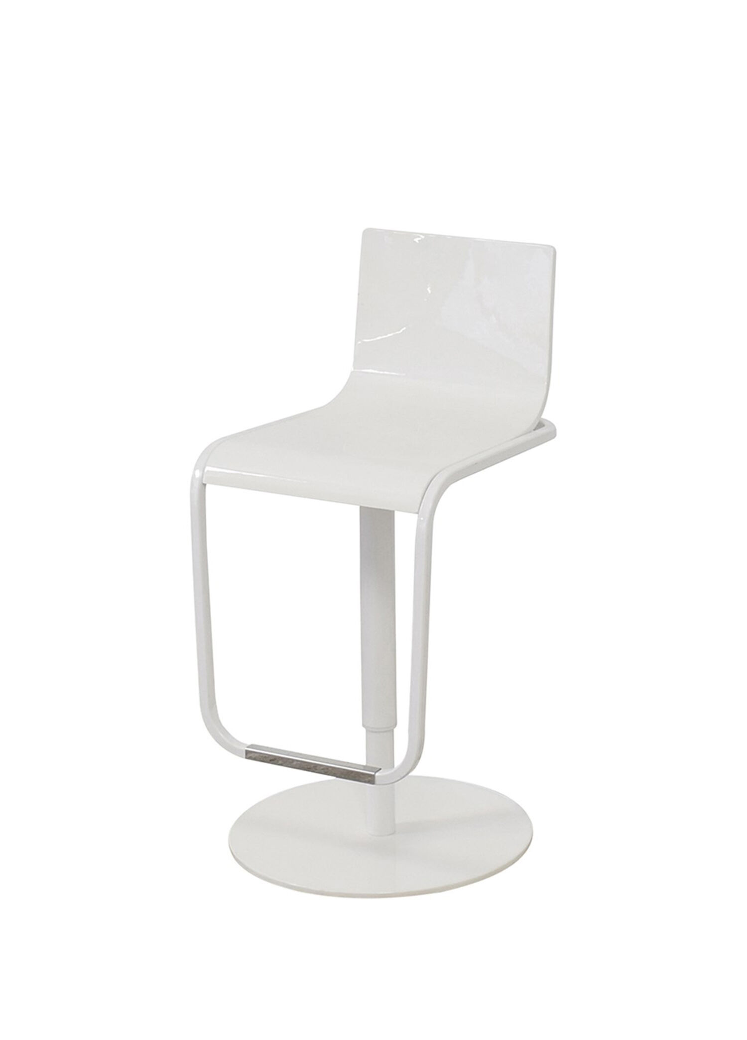 Jolie White Metal Bar Sandalyesi