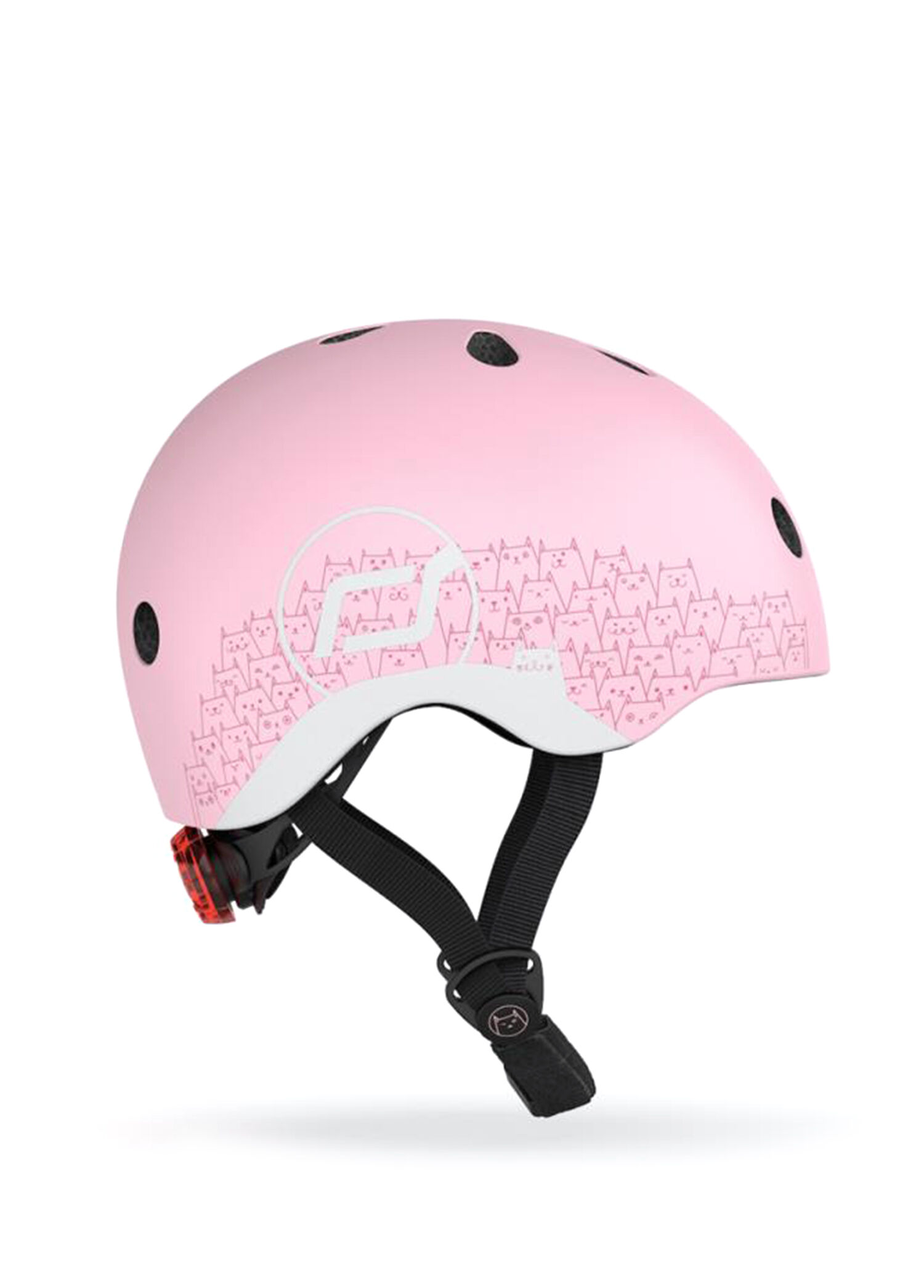 Helmet Reflective Pembe Bebek Çocuk Kaskı