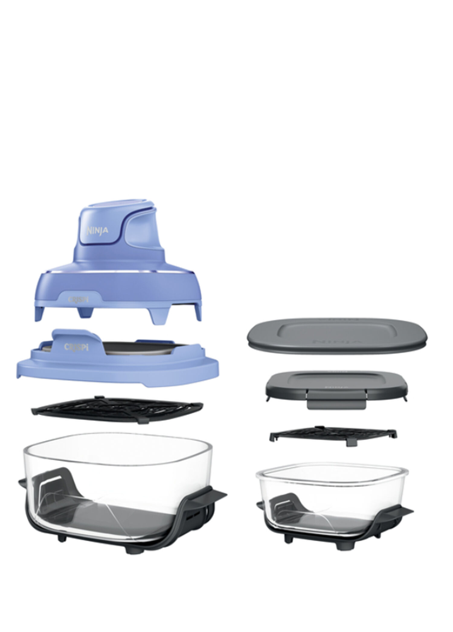 NINJA crispi 新品　未使用 Ninja - Crispi 4-in-1 Frosted Lila Taşınabilir Cam Hazneli Pişirme