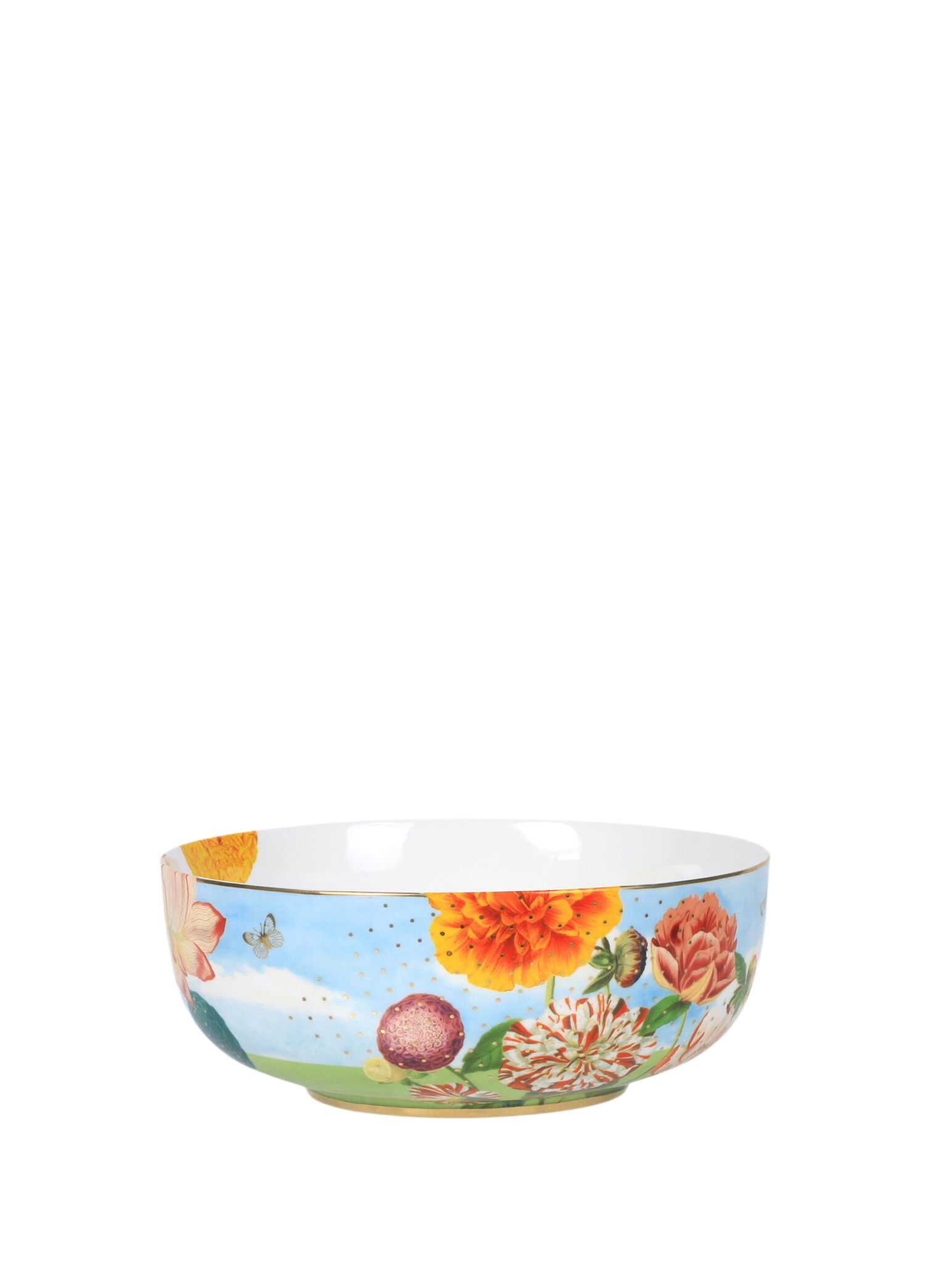Royal Mavi Porselen Kase 23 cm
