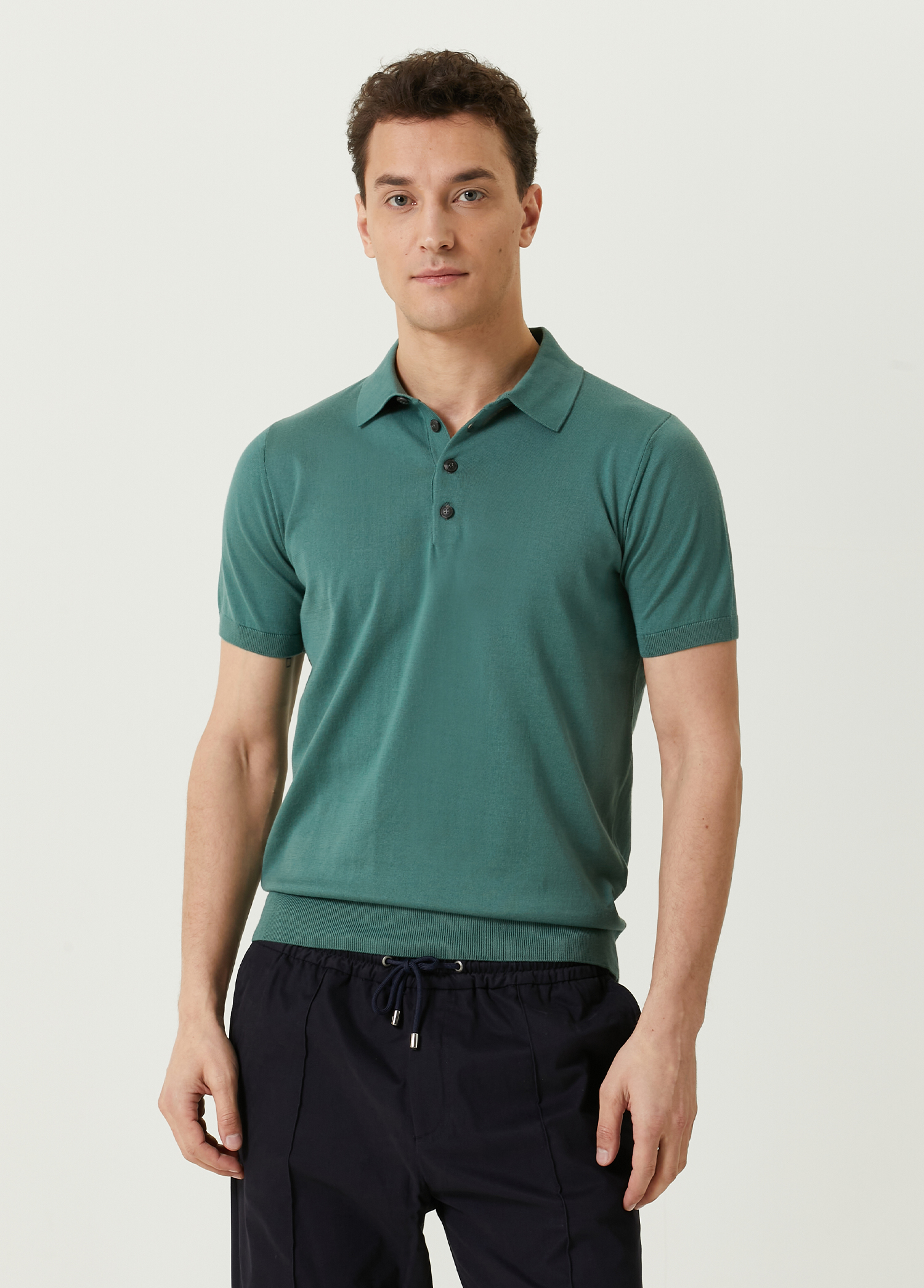 Yeşil Polo Yaka T-shirt