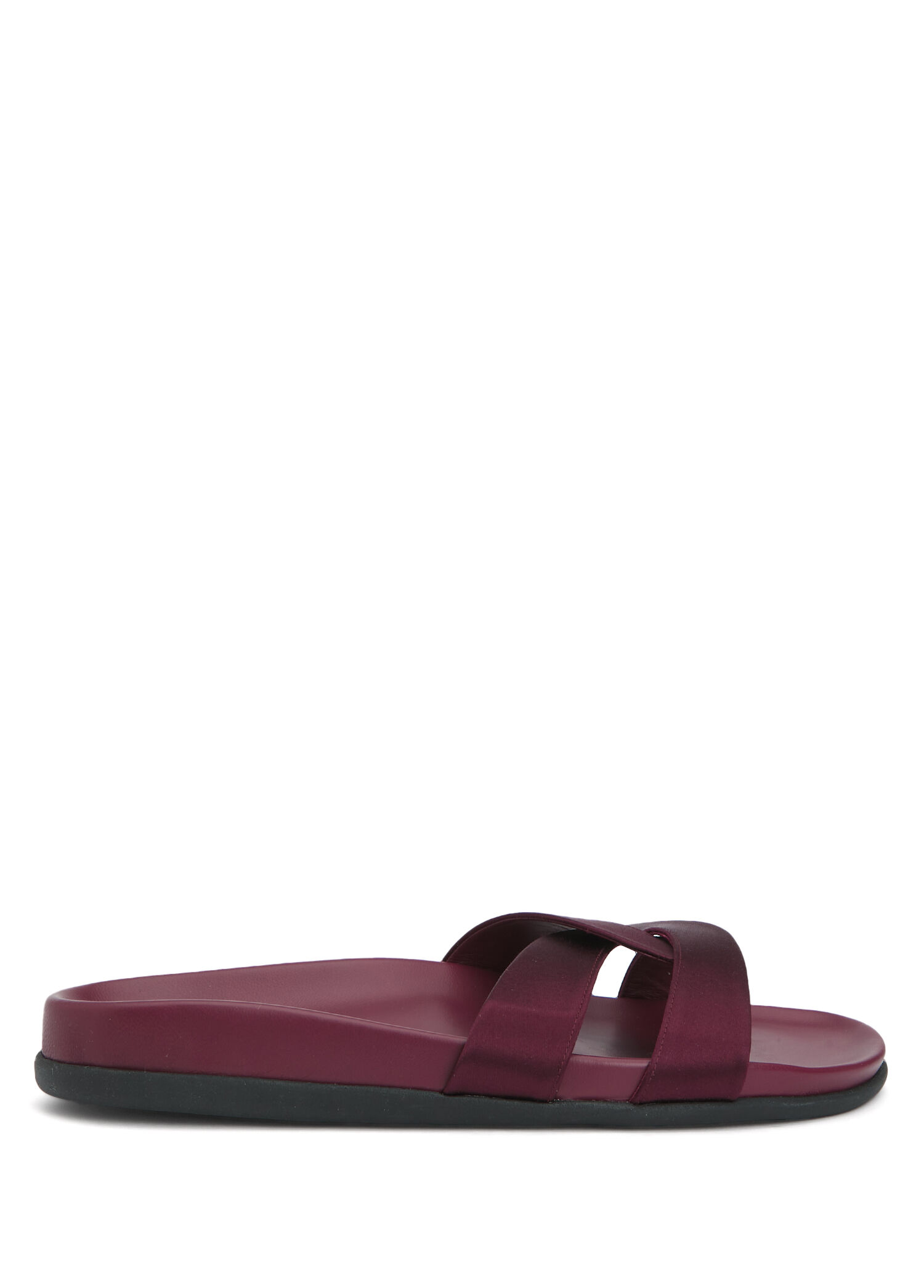 Desmos Footbed Bordo Kadın Deri Terlik