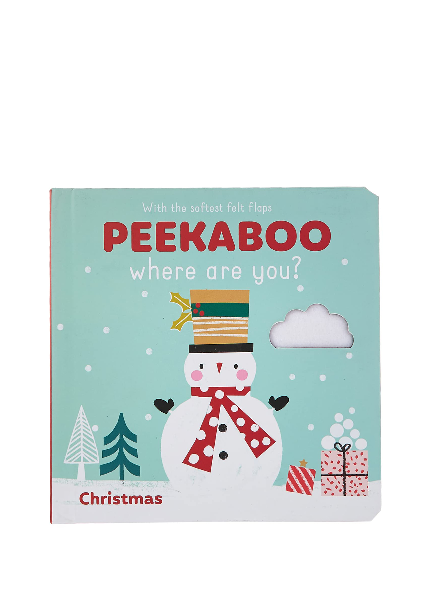 Peekaboo Christmas Snowman