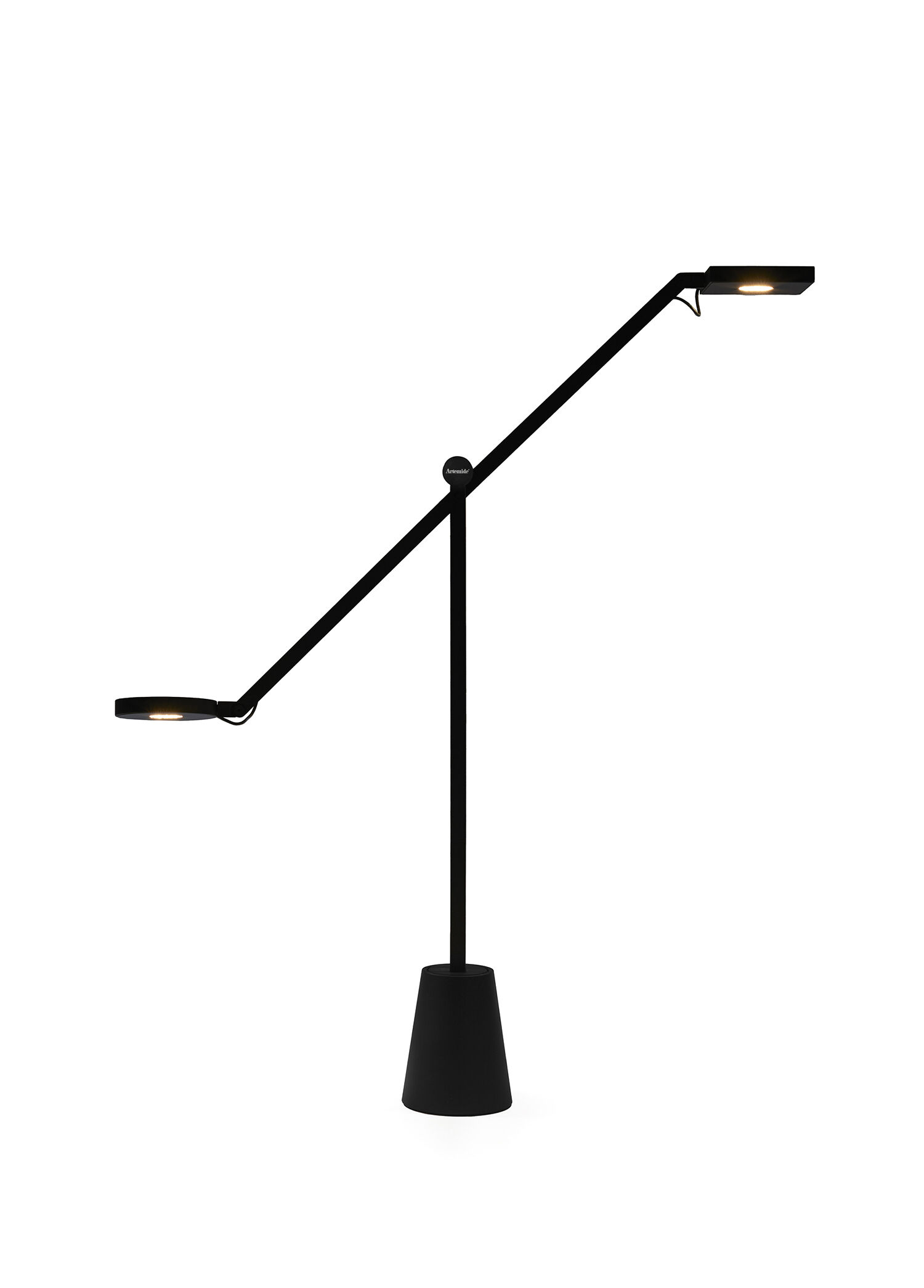 Equilibrist T Led Alüminyum Siyah Masa Lambası