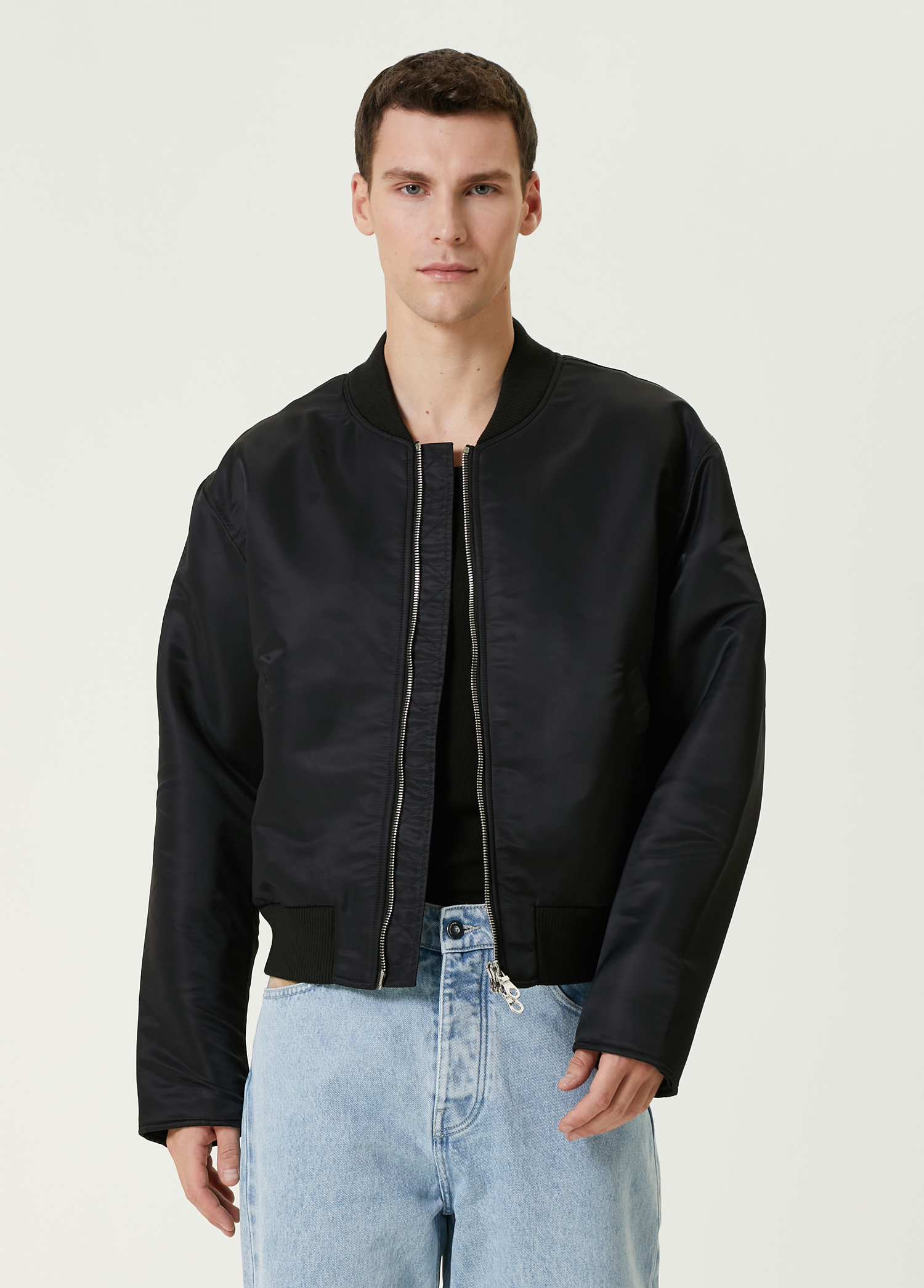 Siyah Bomber Mont