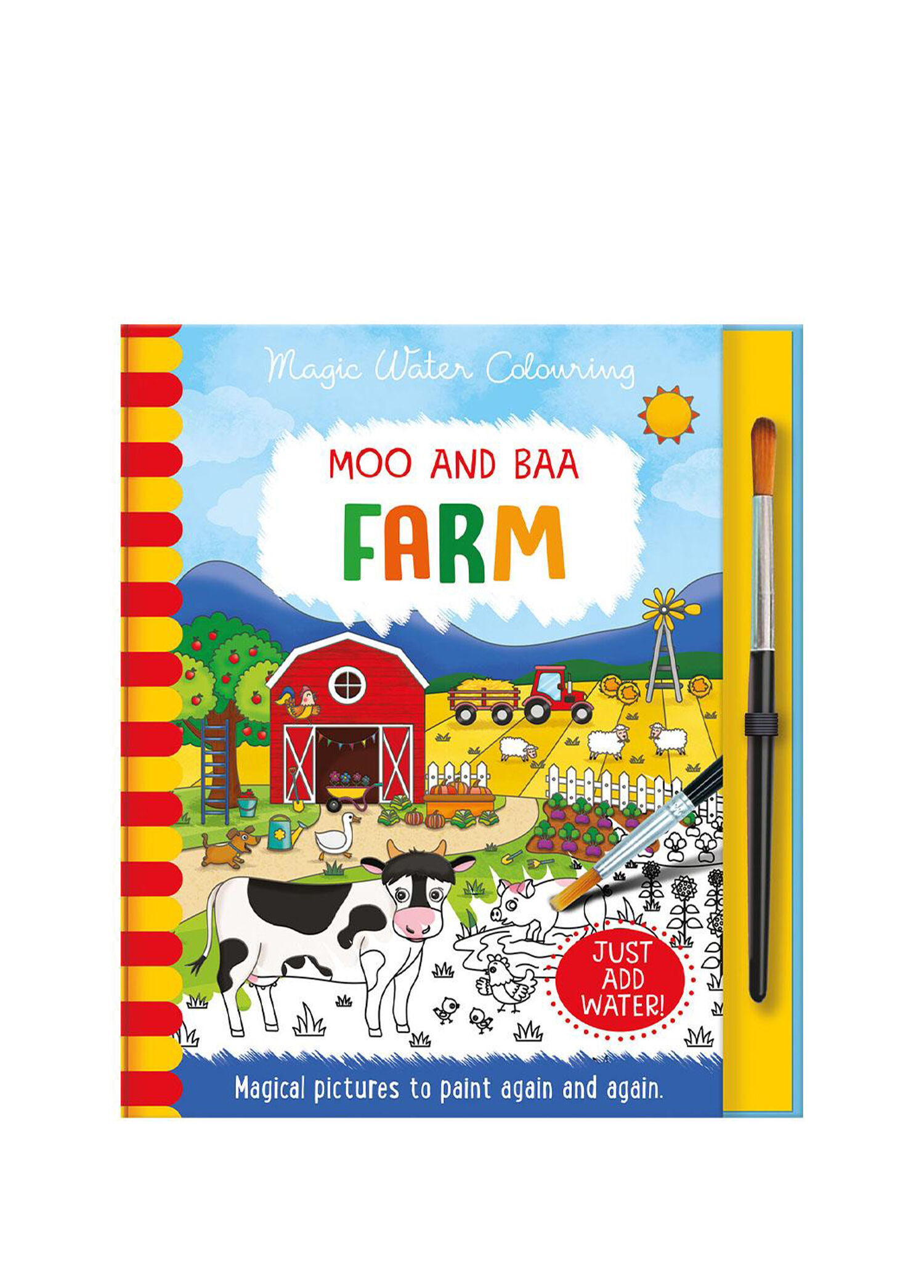 Magic Water Colouring - Farm Çocuk Yabancı Dil Aktivite Kitabı