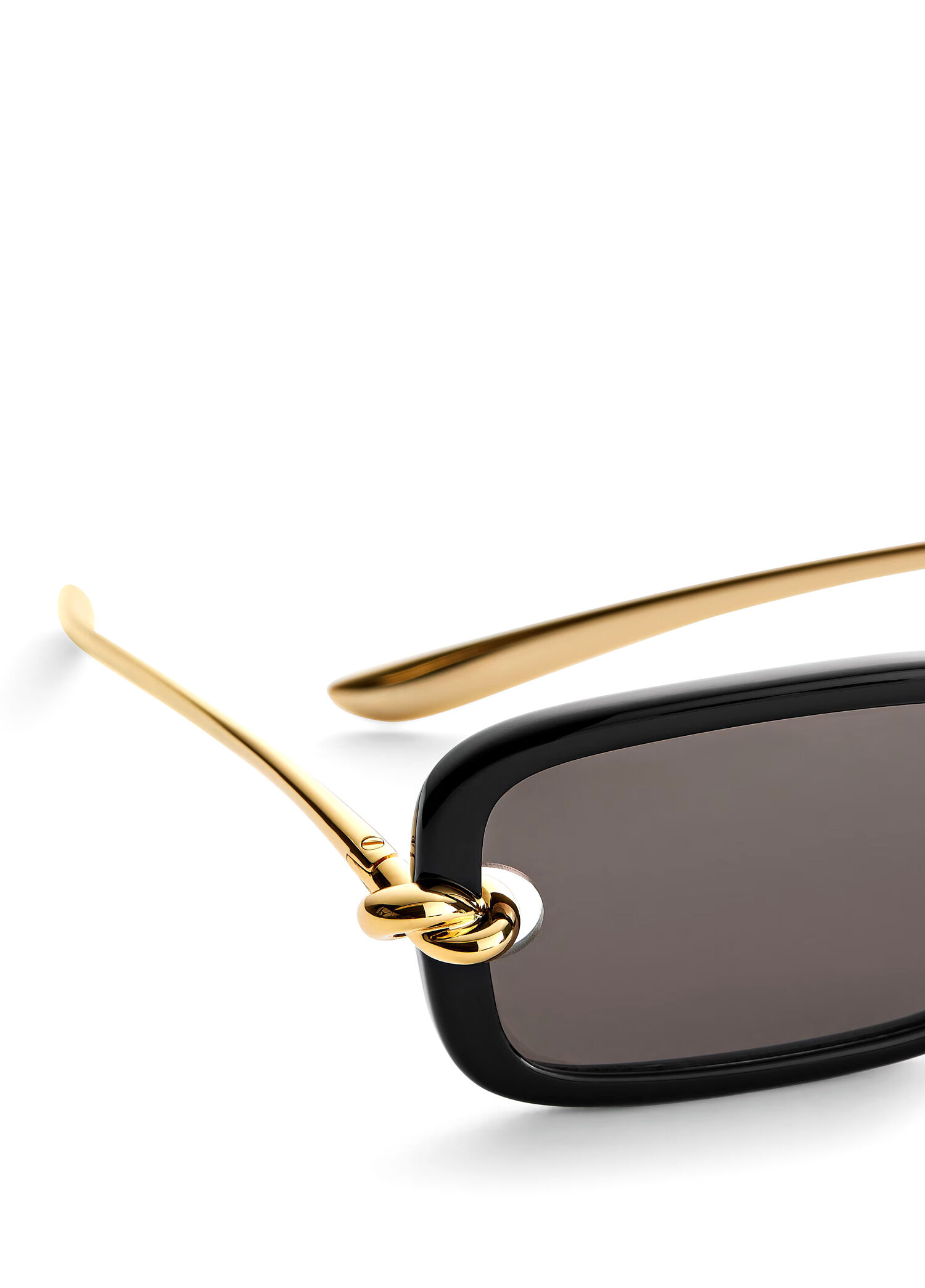 Bottega Veneta Siyah-Altın Kadın BV1439S Siyah Gold Kadın Güneş