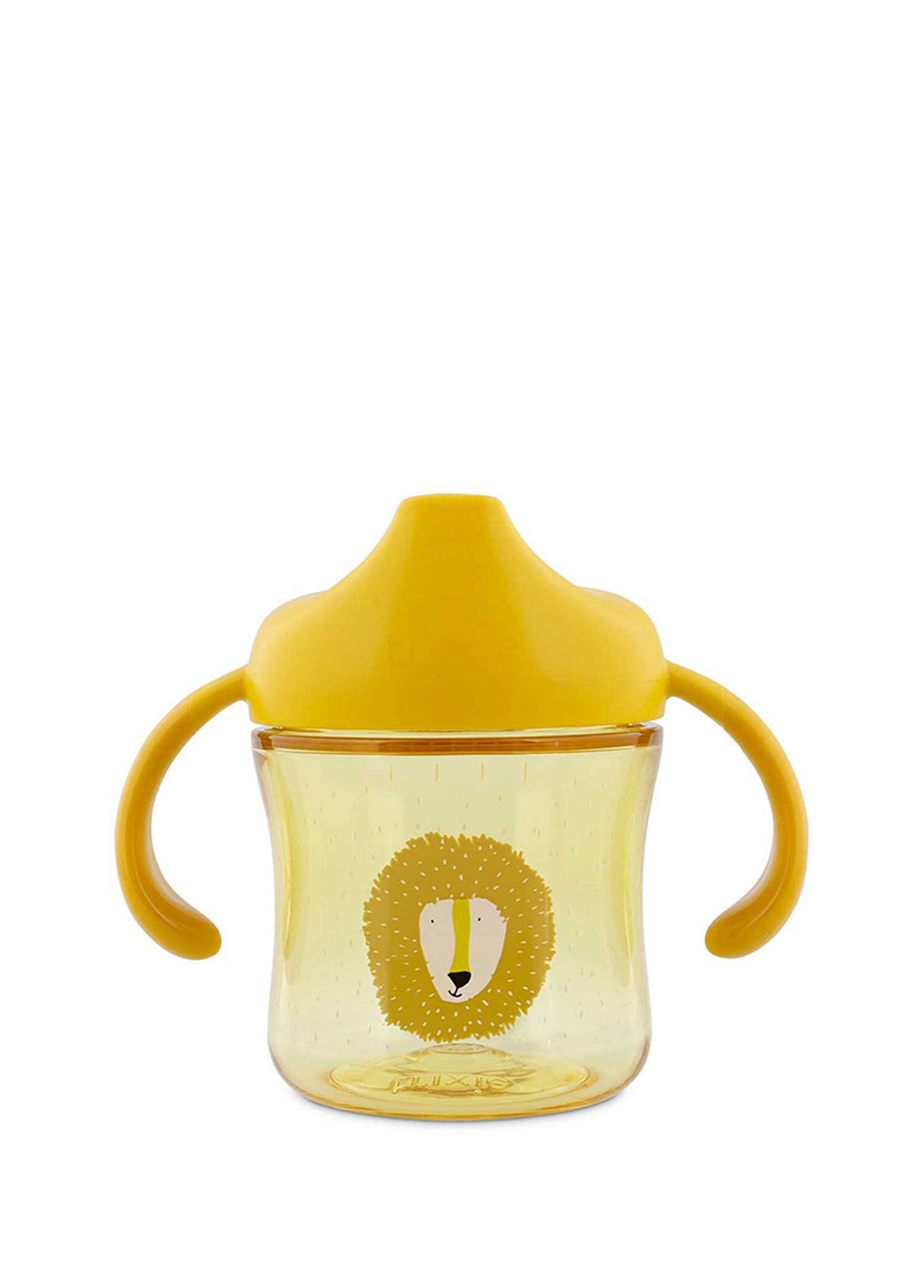 Mr. Lion Sarı Tritan Saplı Unisex Bebek Alıştırma Bardağı