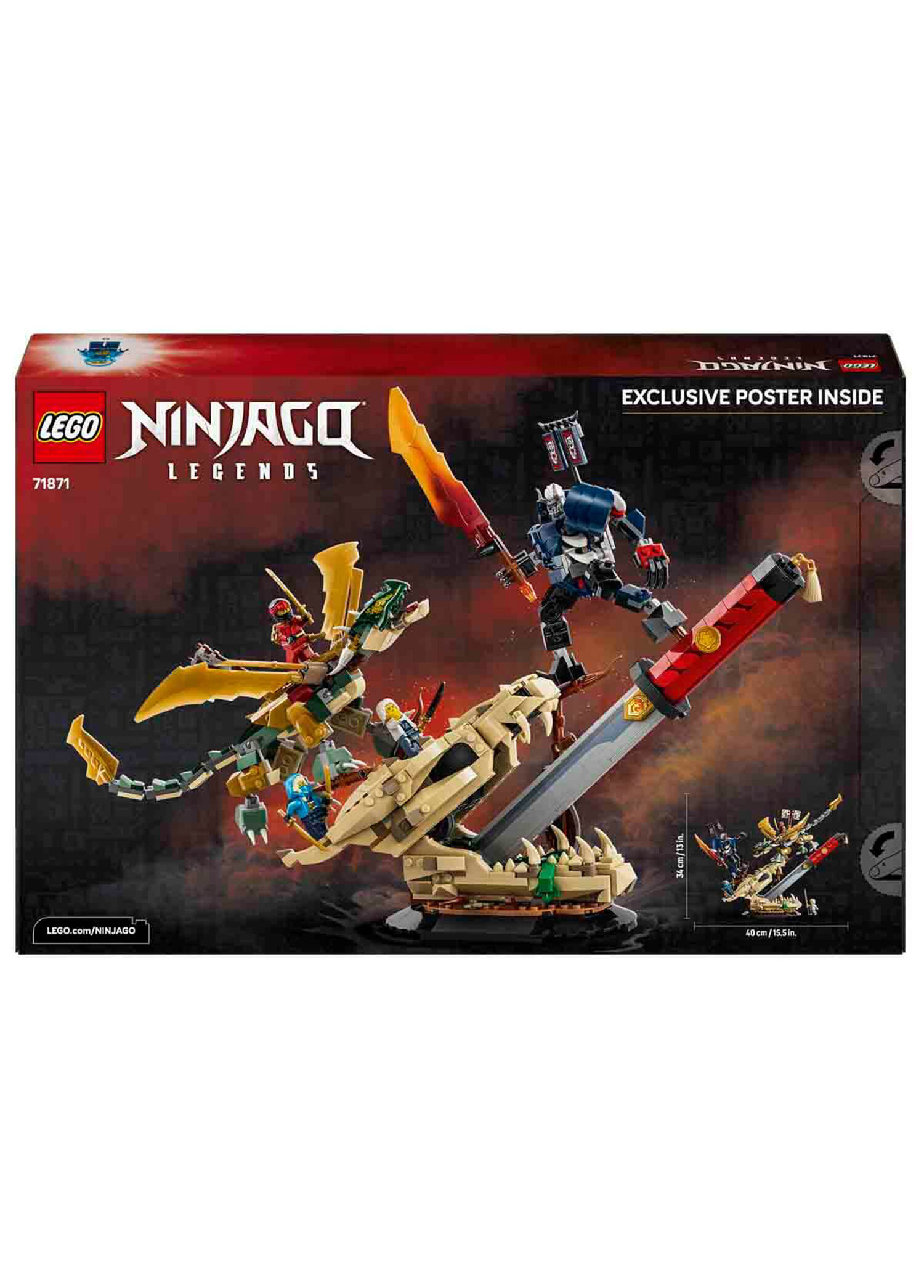 極上　サゲニティッククォーツセットK909 LEGO - Ninjago Ejderha Kılıcı Savaşı 1016 Parça 9+ Yaş Aksiyon