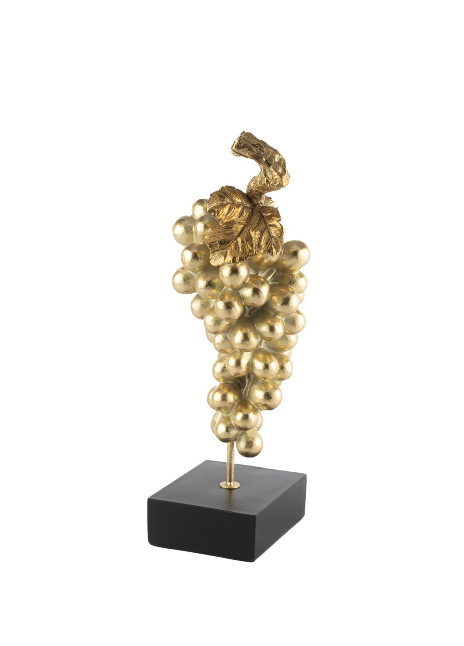 Gold Üzüm Resin Siyah Kaideli Dekoratif Obje
