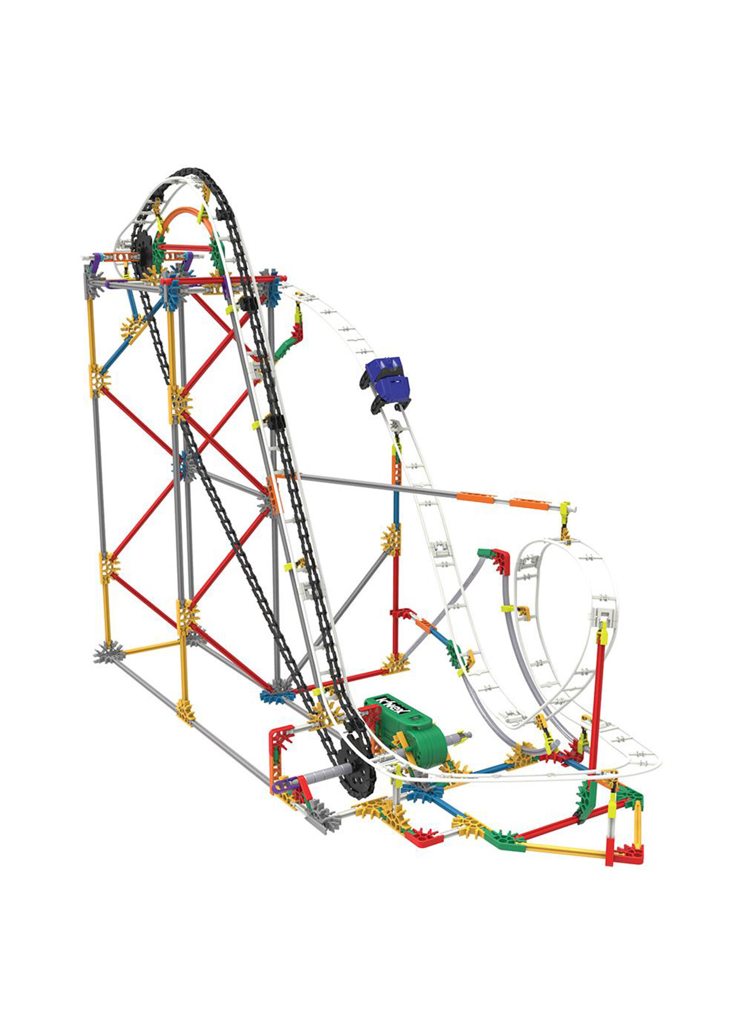 Blizzard Blast Roller Coaster Thrill Rides 561 Parça 9+ Yaş Yapım Seti