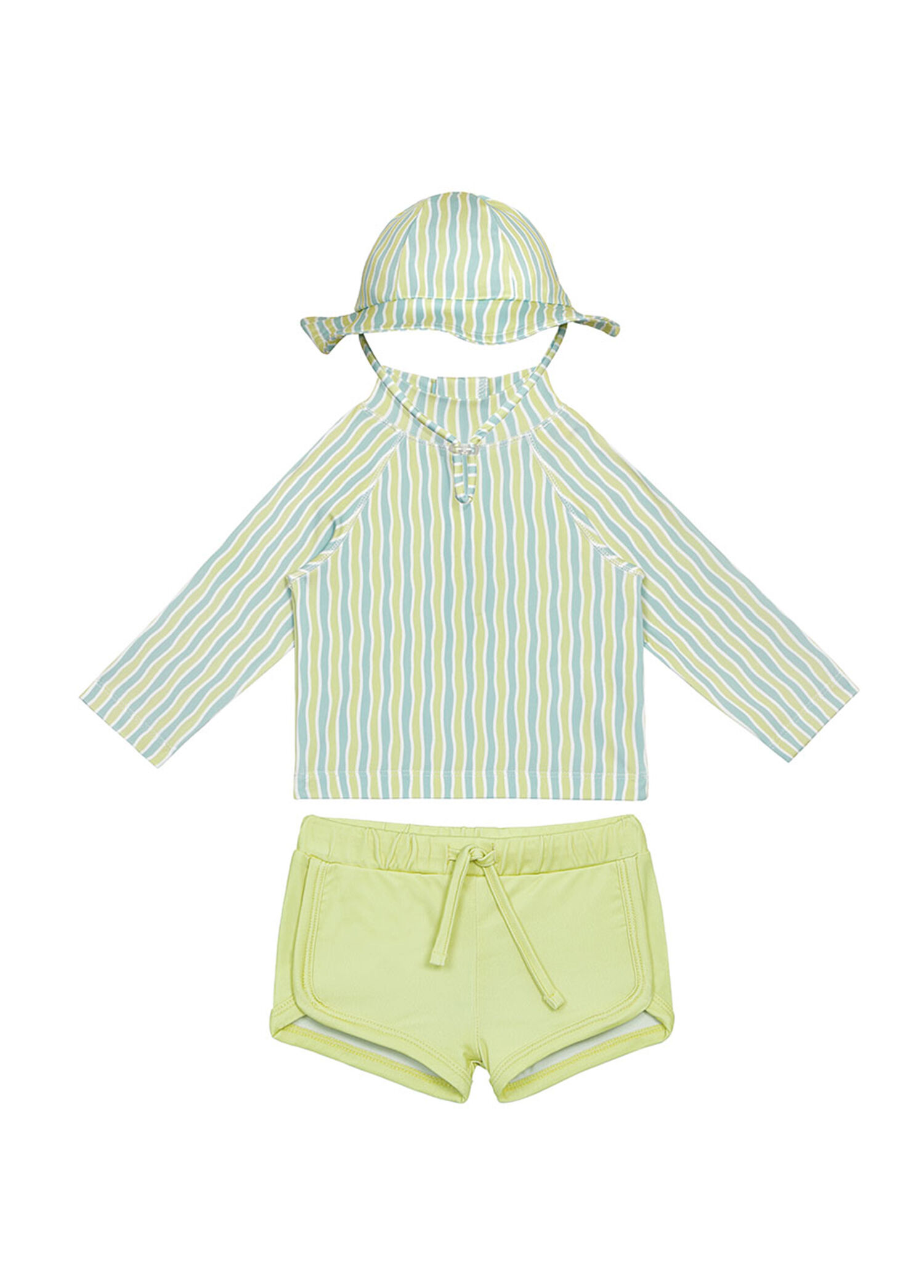 Lime Oasis UV Korumalı Erkek Bebek Mayo Seti