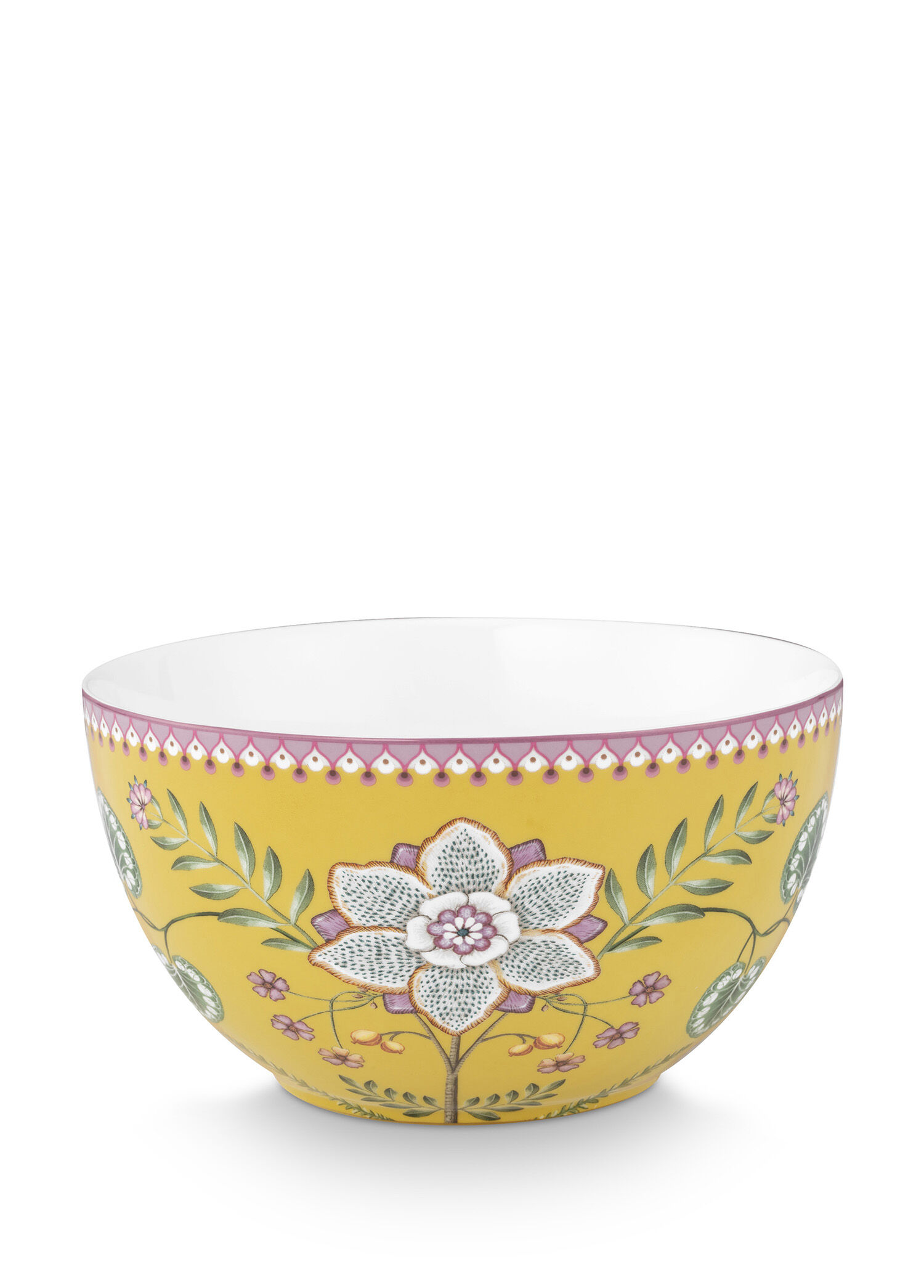Lily & Lotus Sarı Porselen Kase