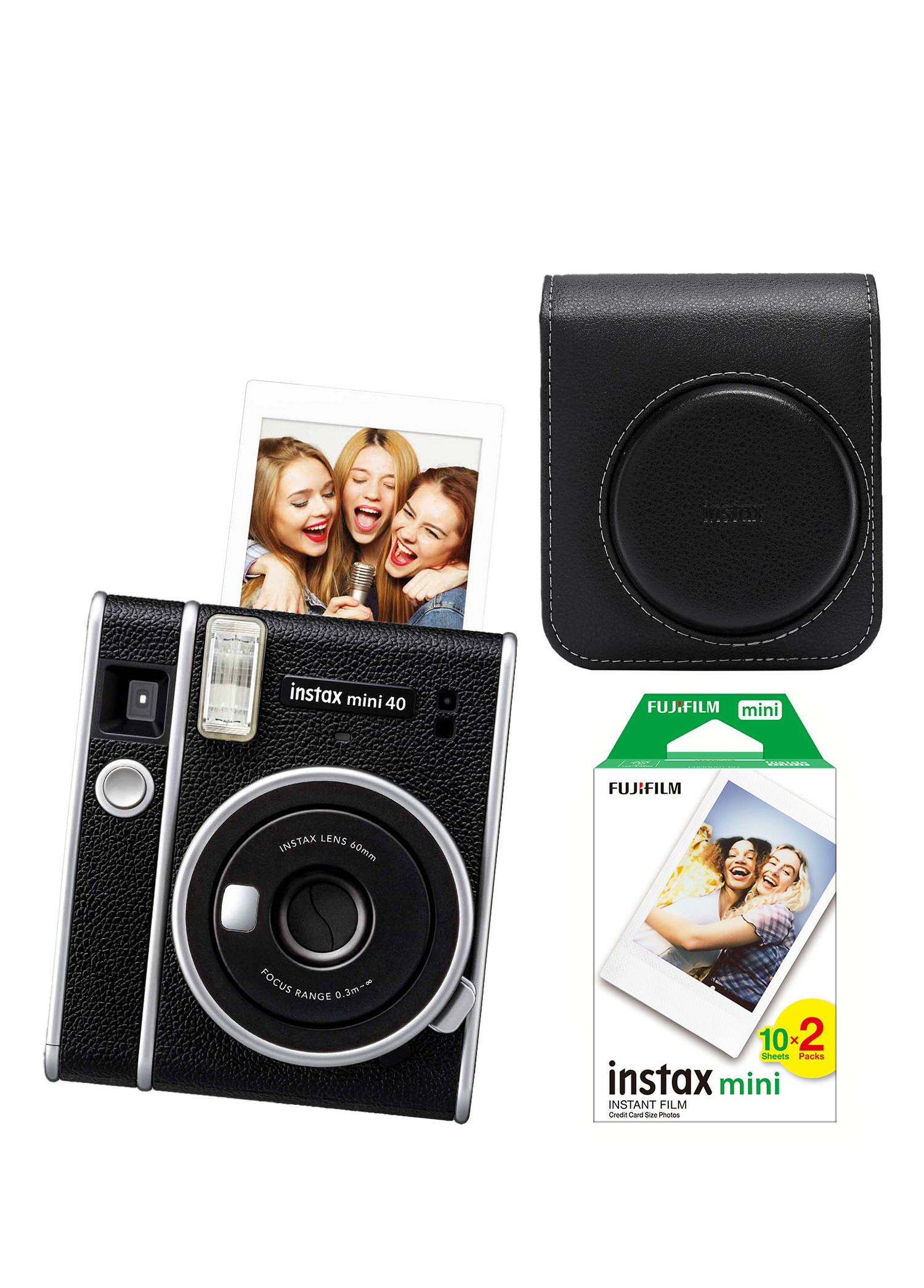 Instax Mini 40 Siyah Fotoğraf Makinası ve Hediye Seti 4