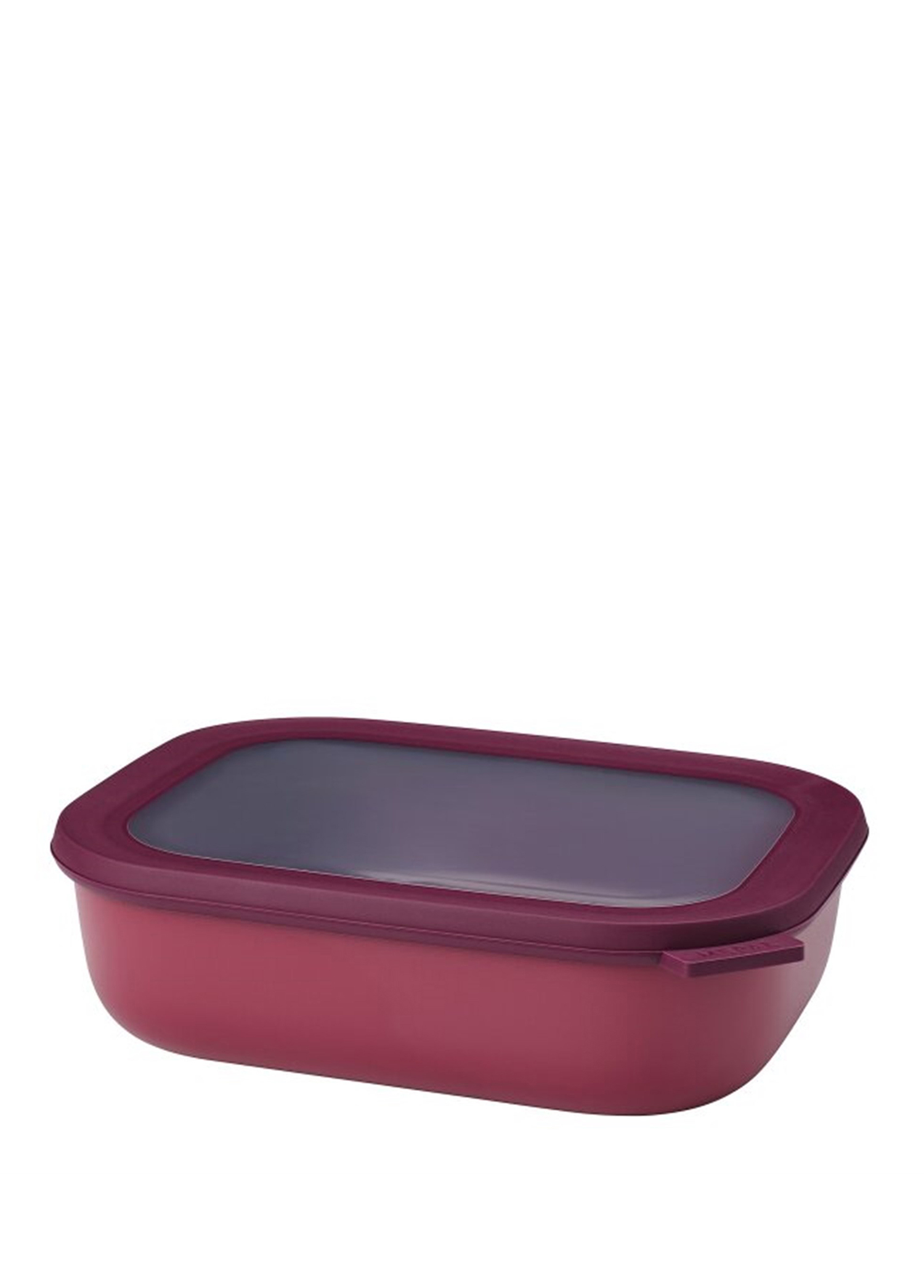 Multi Bowl Cirqula Rectangular Bordo Yemek Kabı 2000 ml