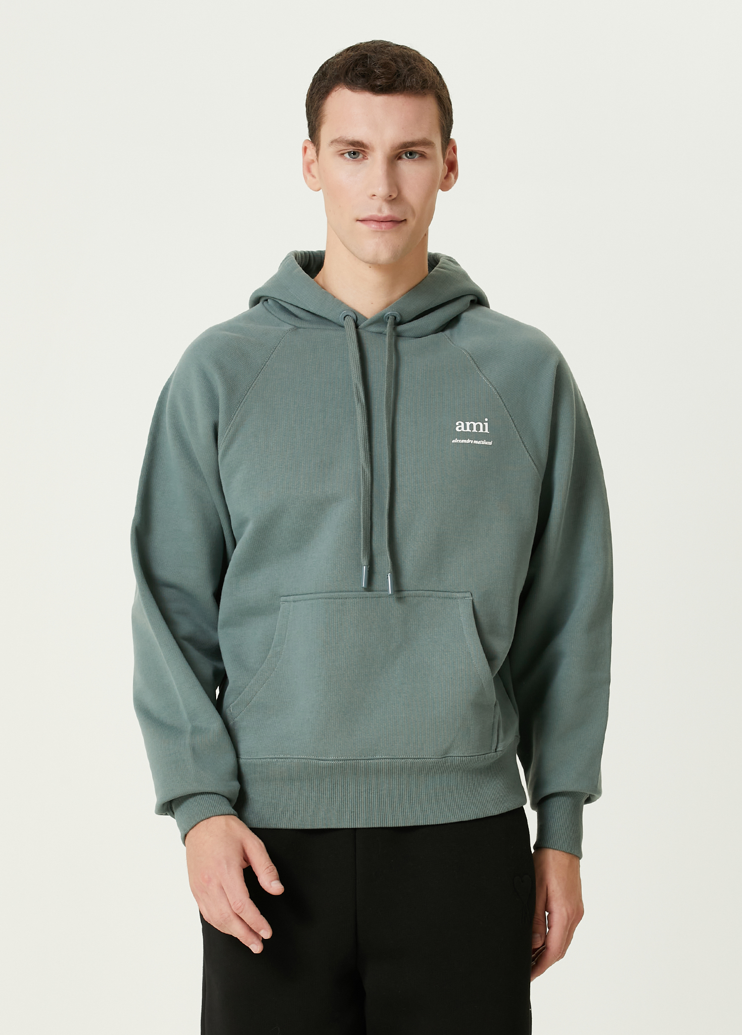 Yeşil Kapüşonlu Sweatshirt