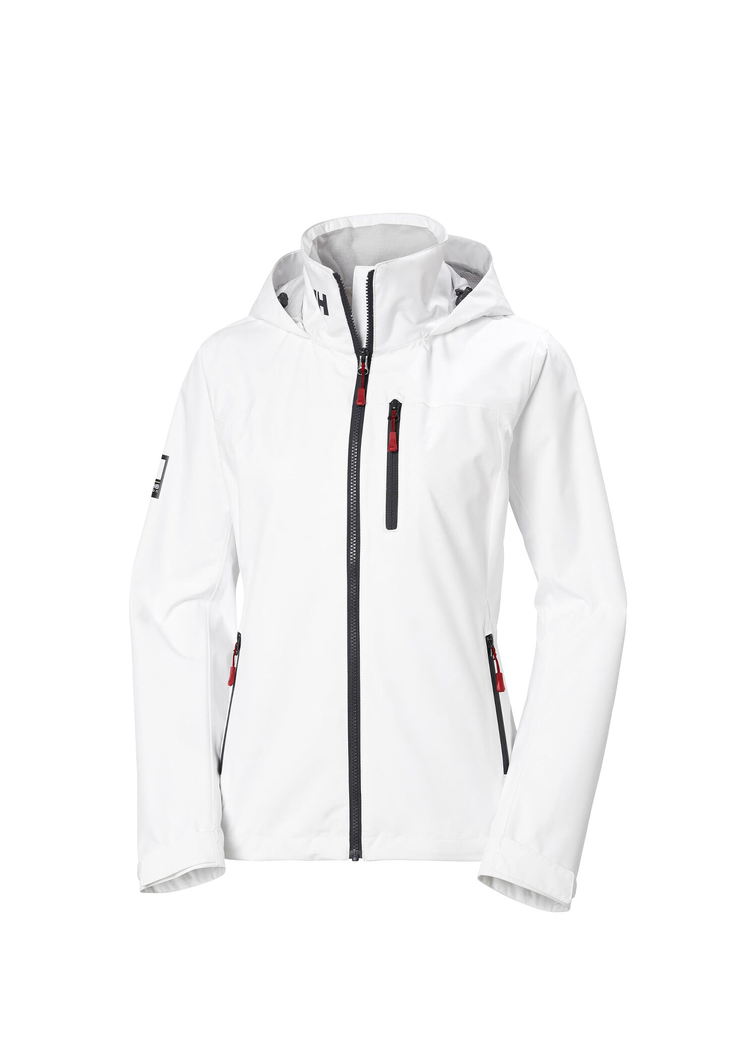 W Crew Hooded 2.0 White Kapüşonlu Kadın Yelken Ceketi