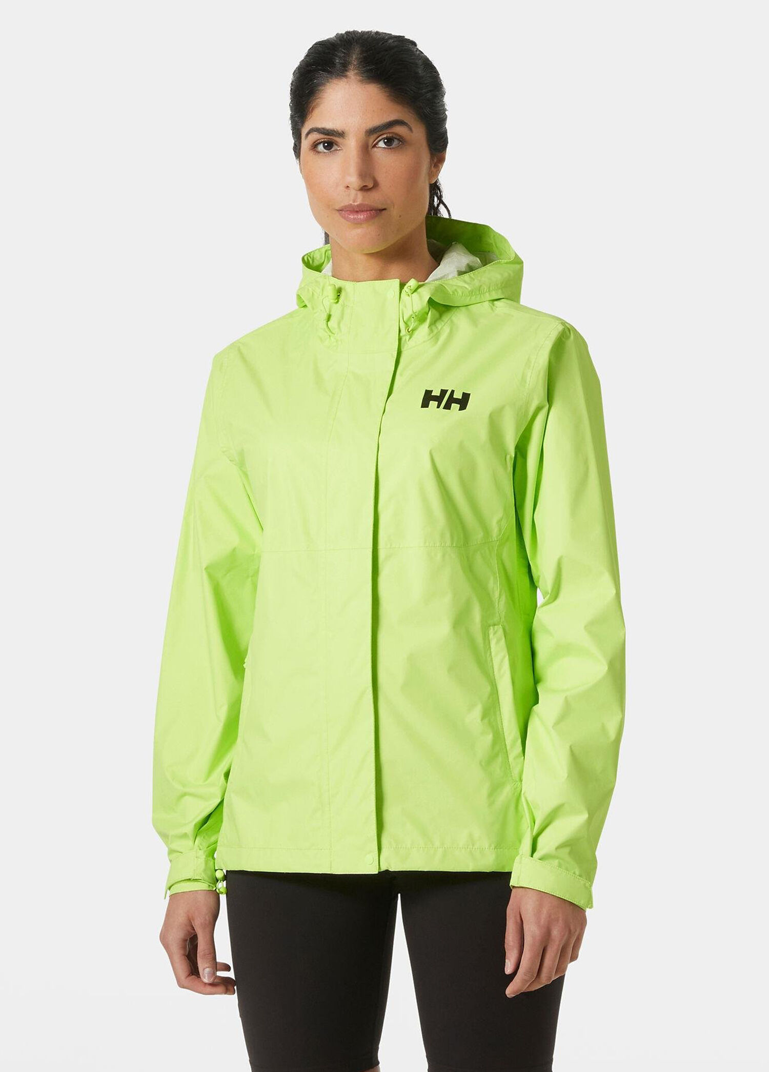 YA−MAN HRF-20L-2 Helly Hansen GREEN Kadın W Loke Yeşil Kadın Yağmurluk Mont 2.0