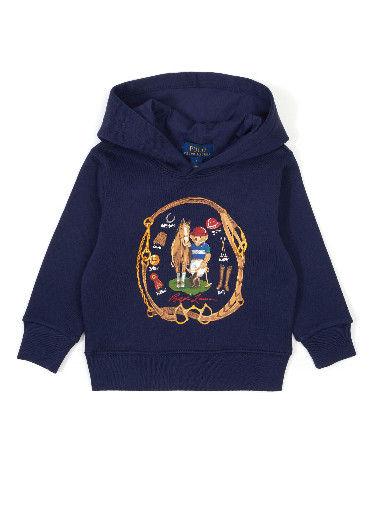 Lacivert Kapüşonlu Erkek Çocuk Sweatshirt