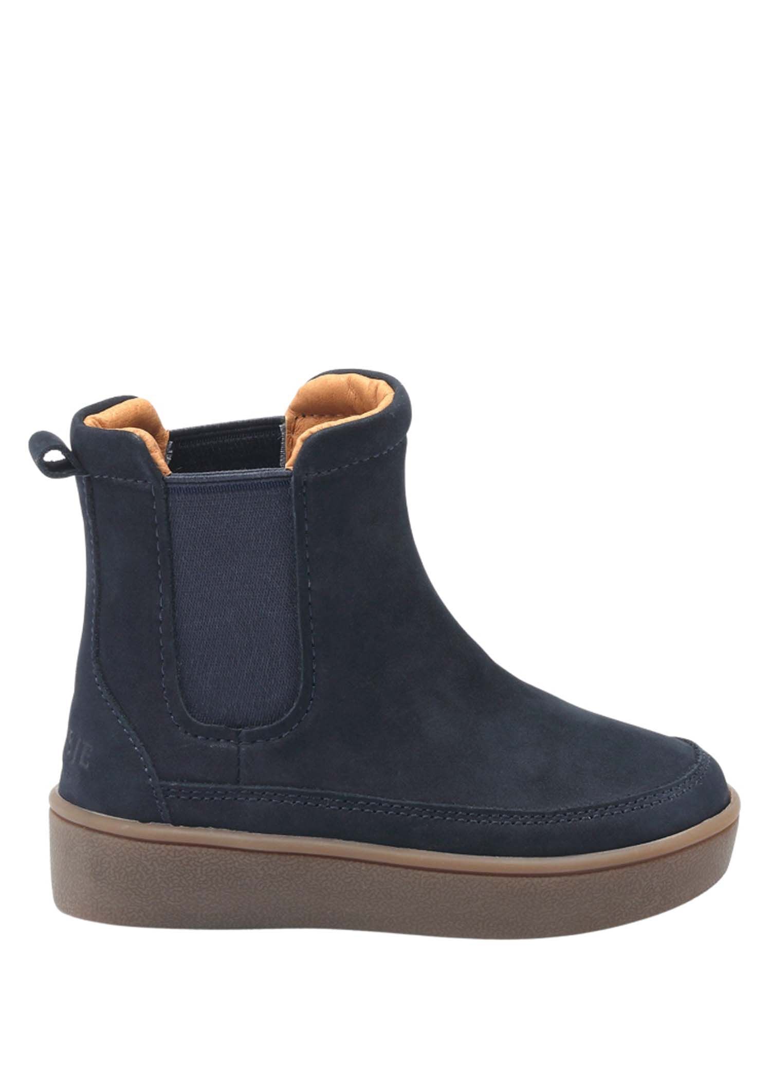 Ojeh Lacivert Unisex Çocuk Deri Bot