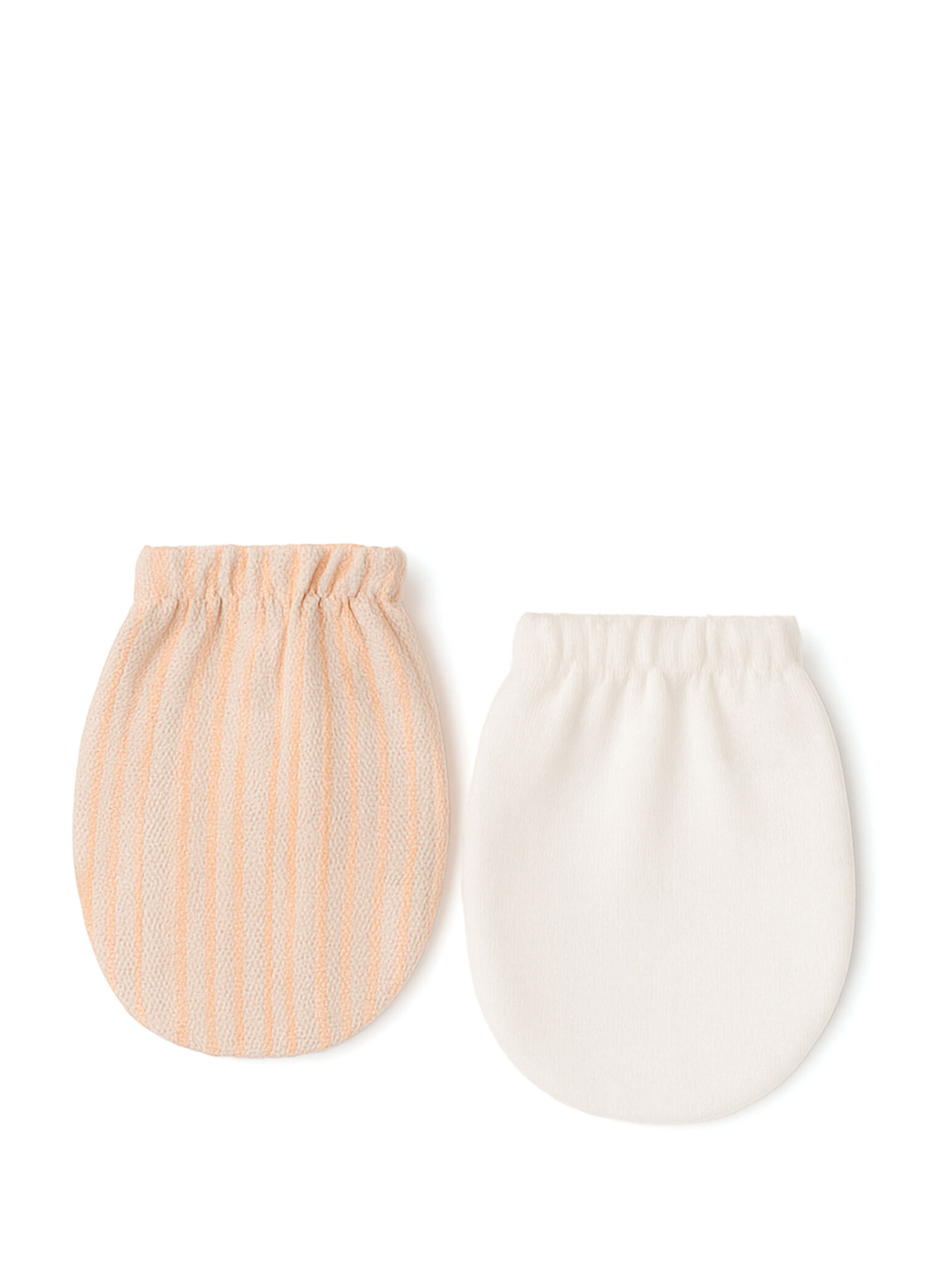 Golden Moments Renkli Müslin Unisex Bebek 2'li Eldiven Seti