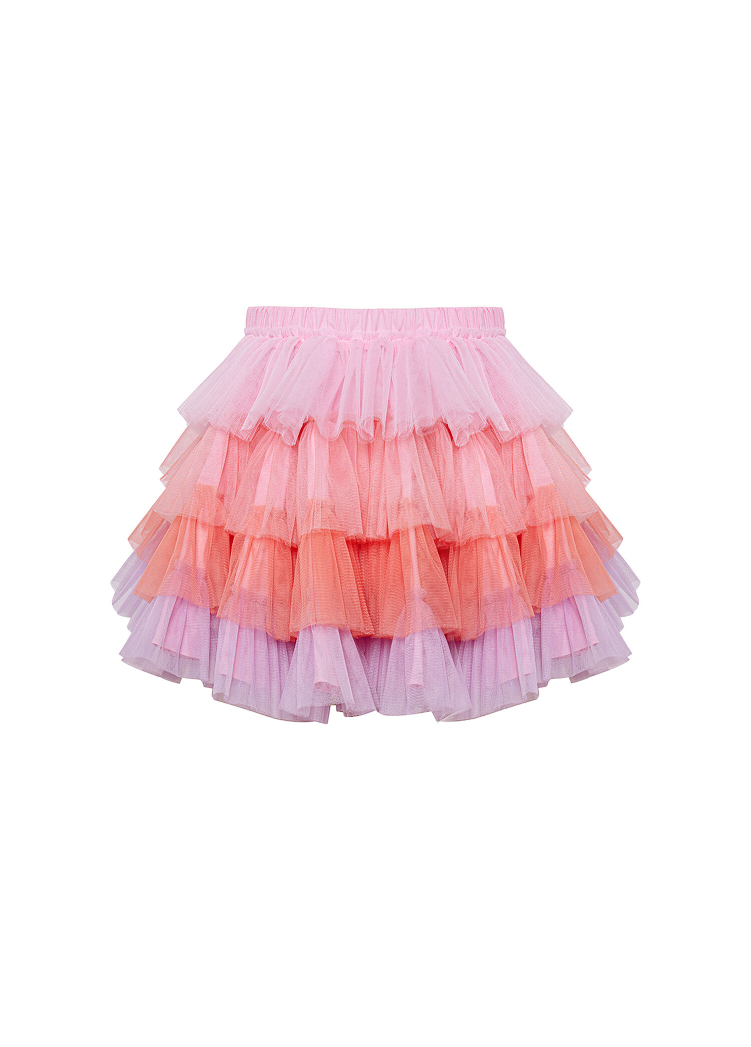 Twirl Pembe Lila Renk Geçişli Kız Çocuk Tütü Etek