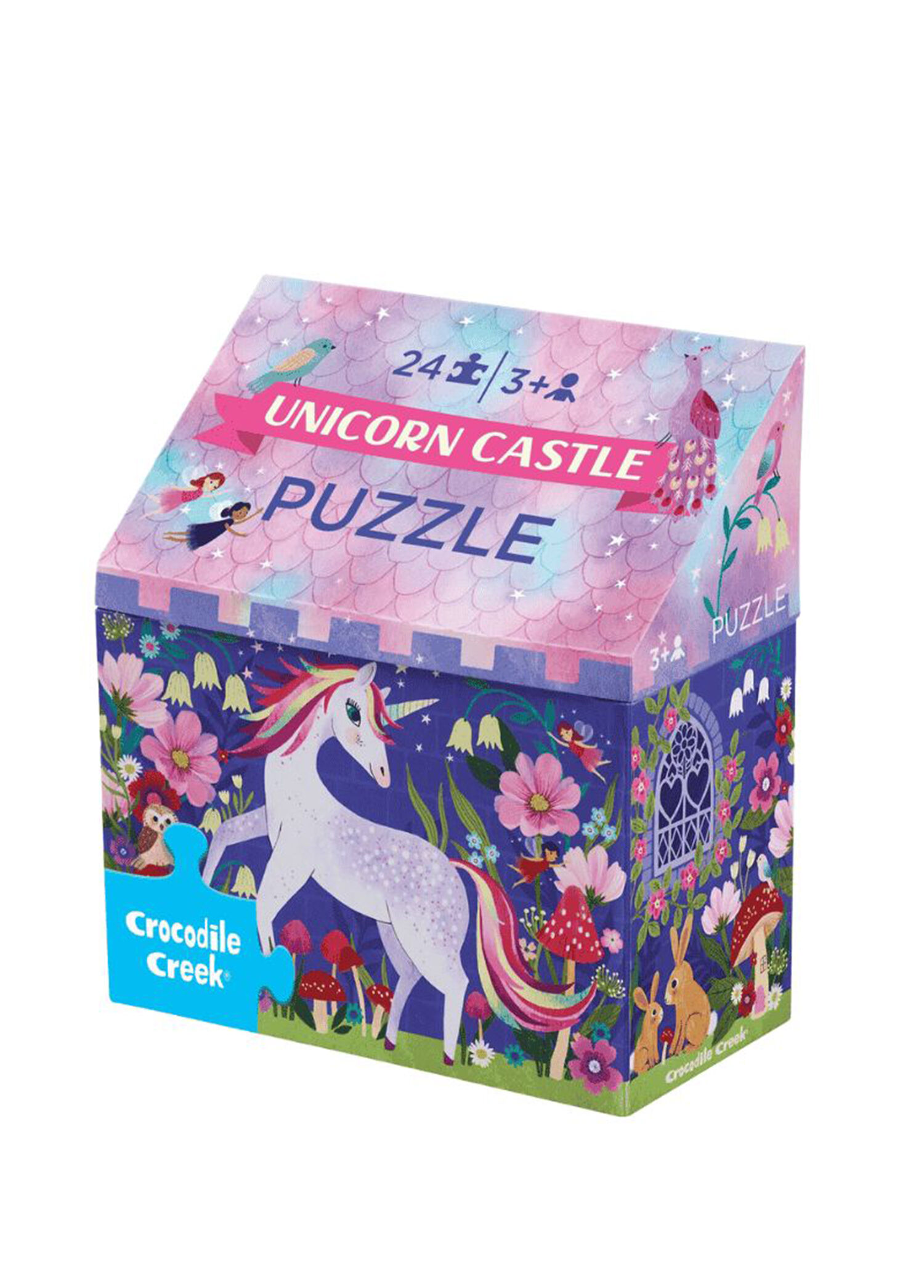 Unicorn Kalesi 24 Parça Çocuk Puzzle