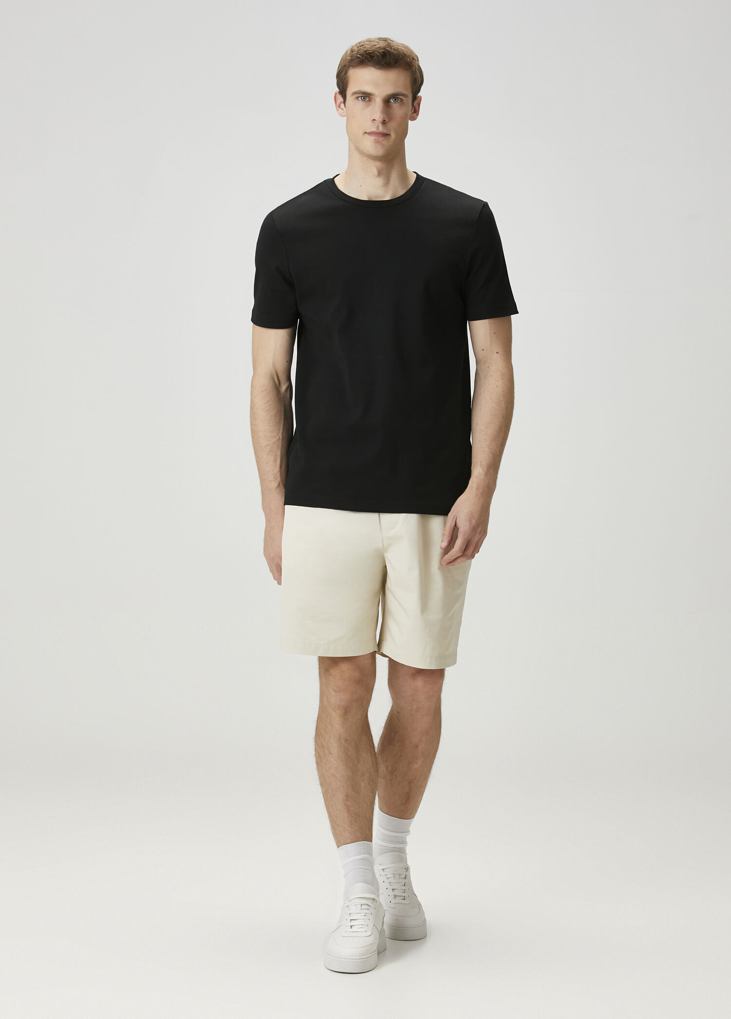 Beige Shorts